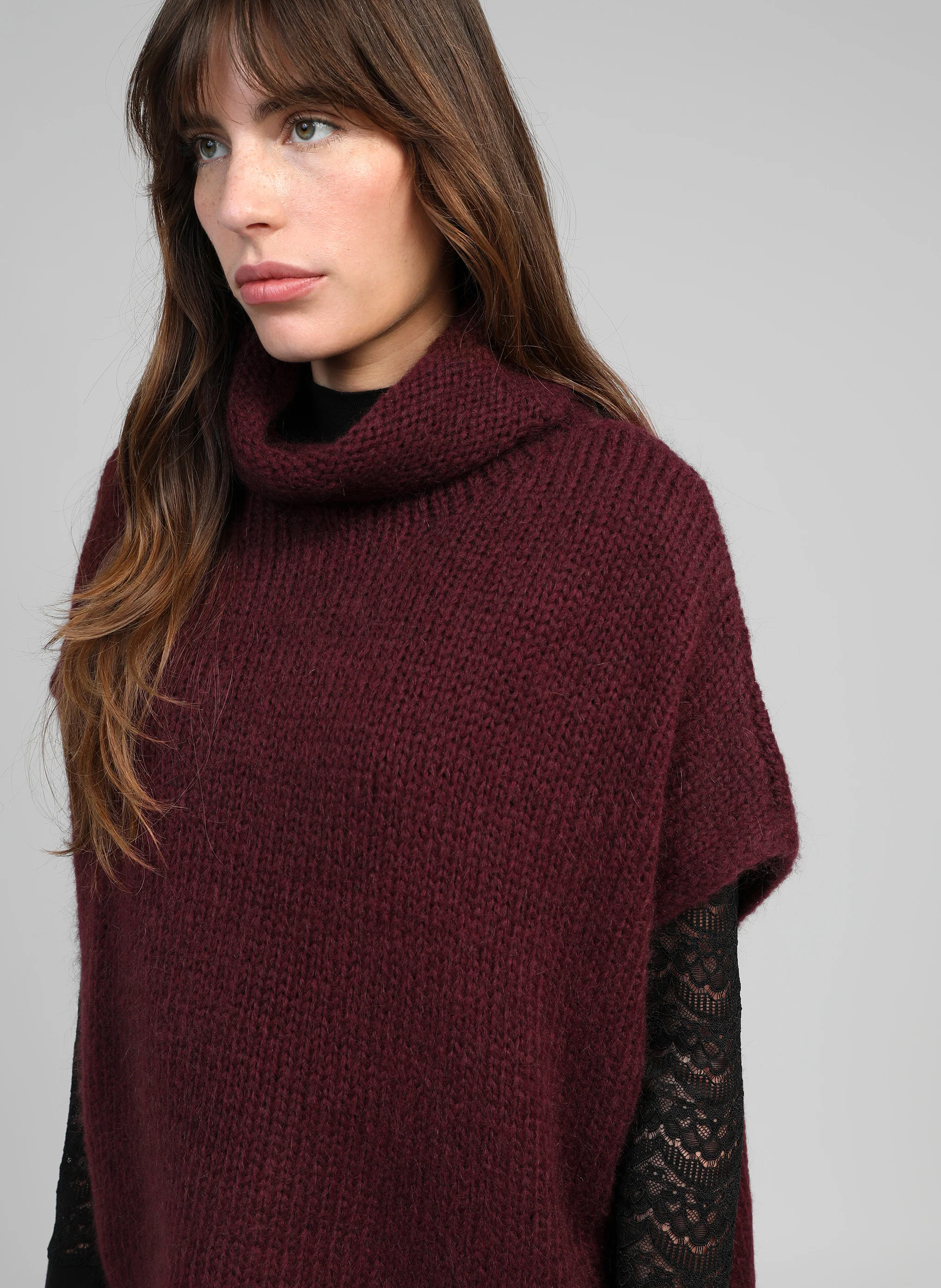 PULL LOKO bordeaux - Image 2