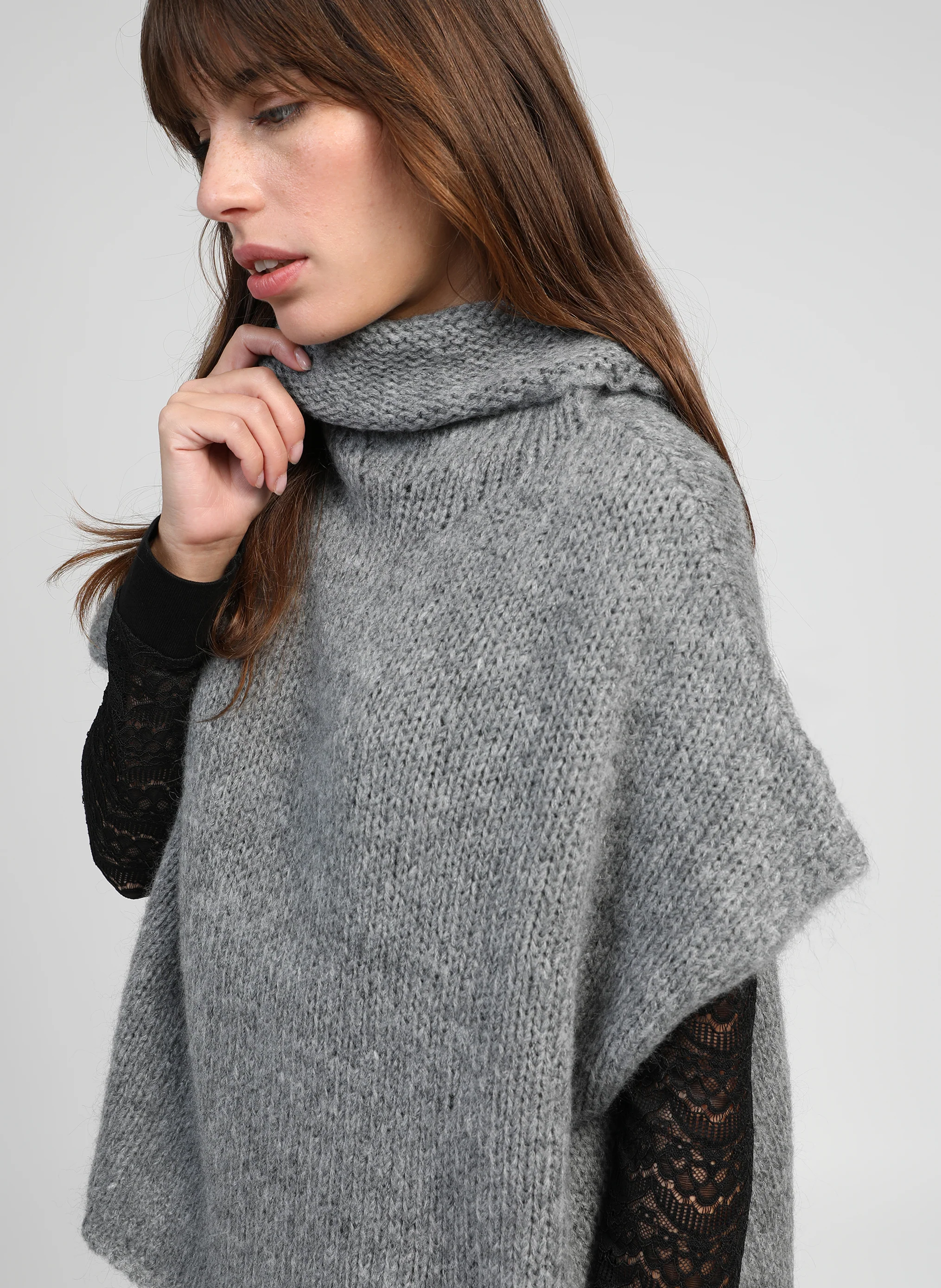 PULL LOKO gris chiné - Image 2
