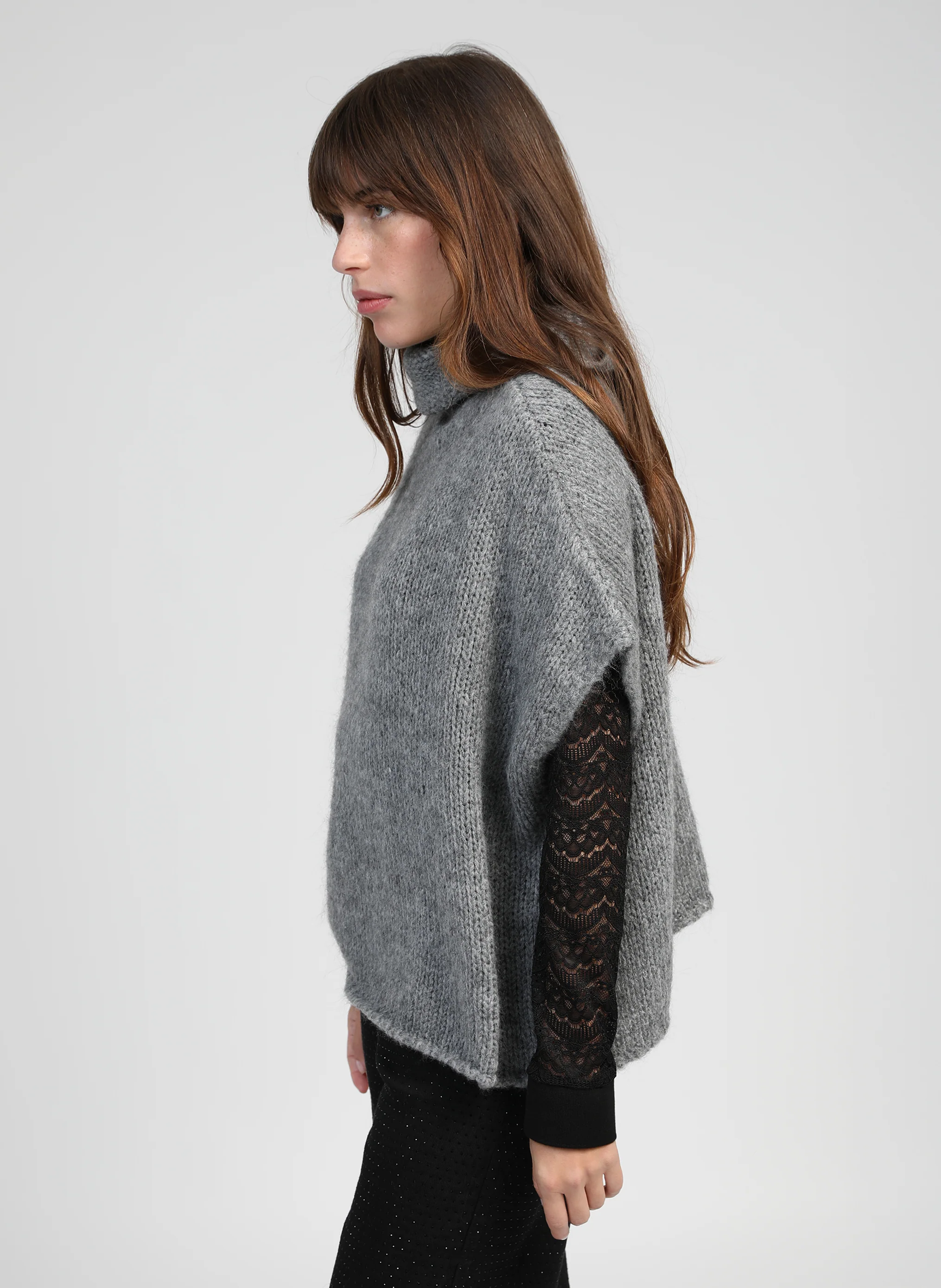 PULL LOKO gris chiné - Image 3