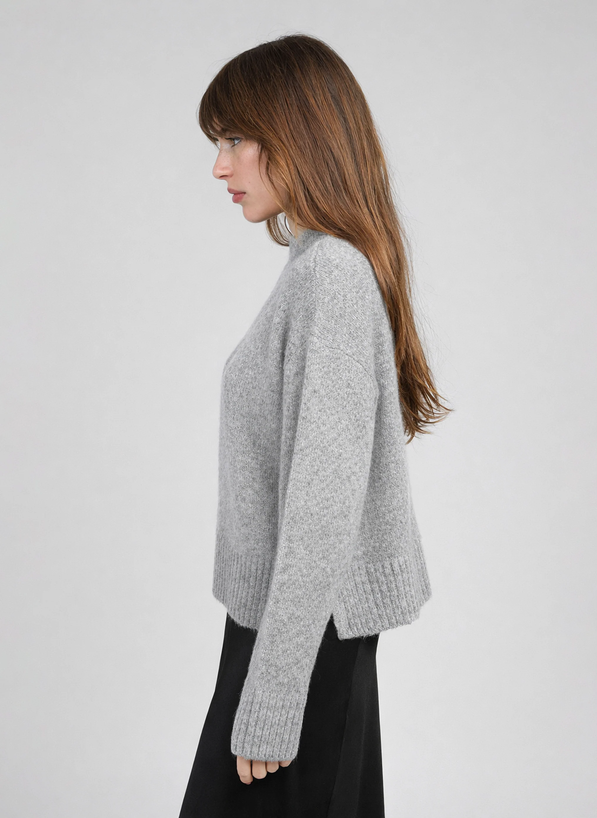PULL LORANA gris chiné - Image 3