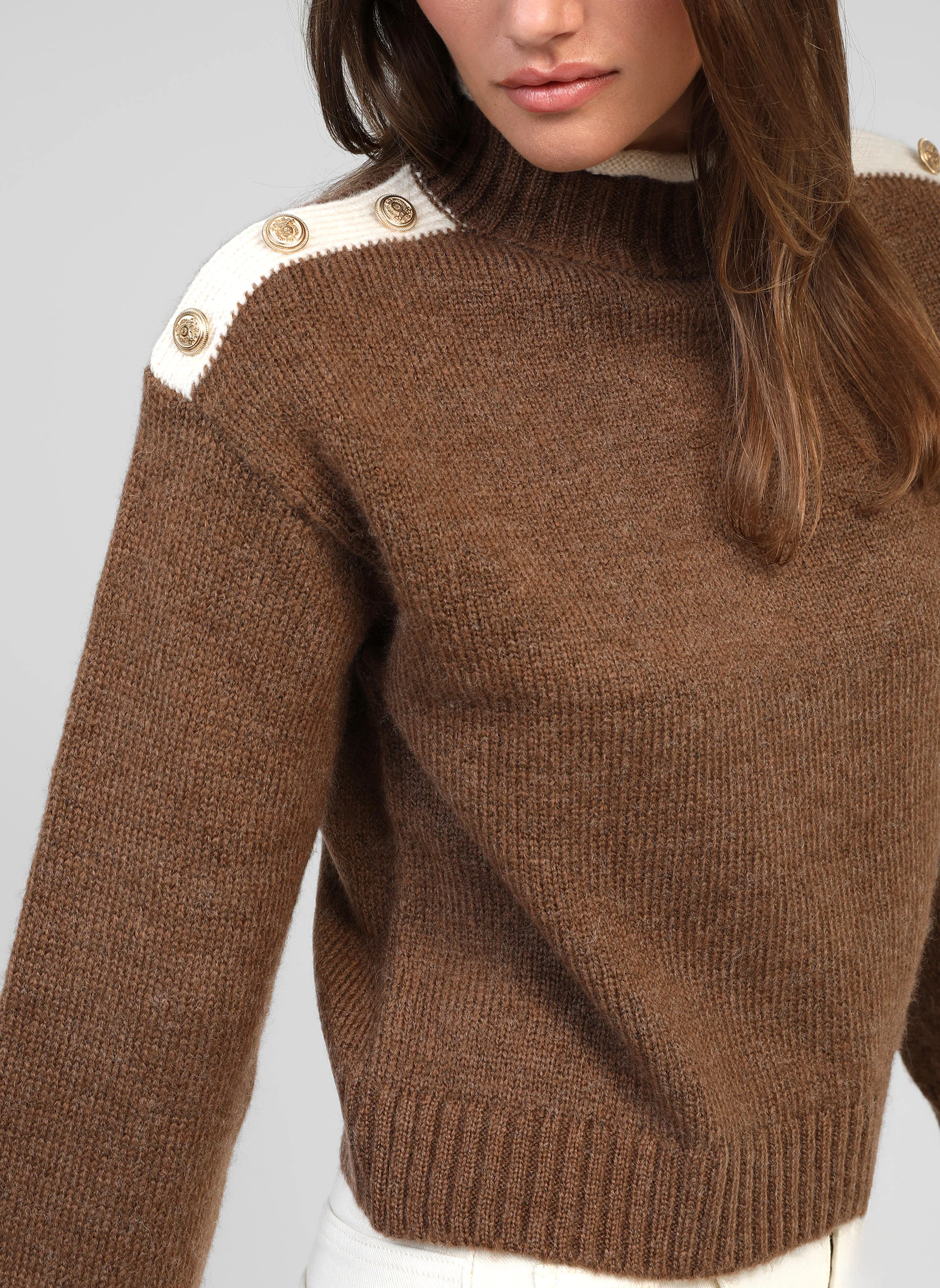 PULL LOUKI marron glace - Image 2