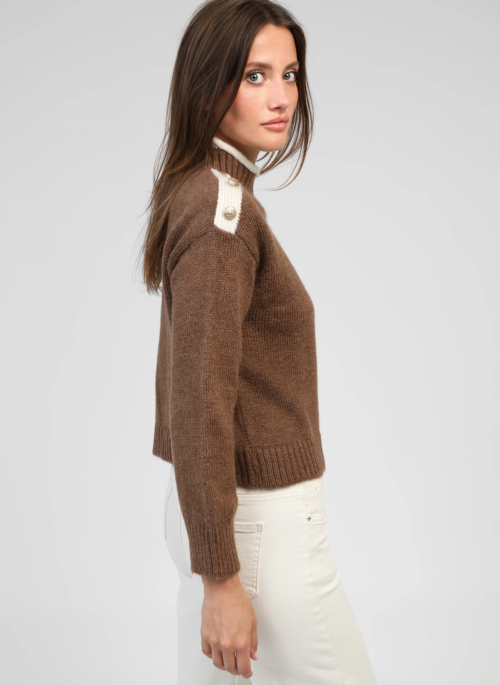 PULL LOUKI marron glace - Image 3