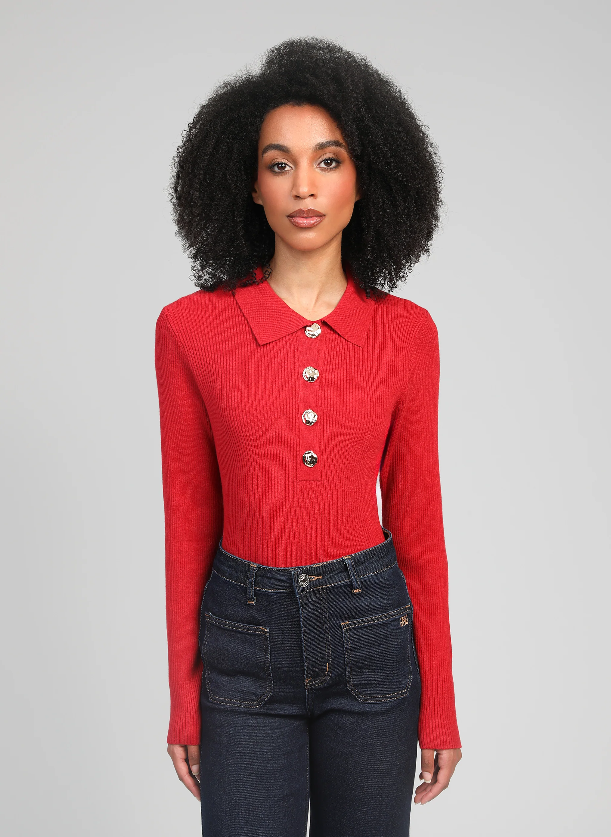 PULL NABI rouge