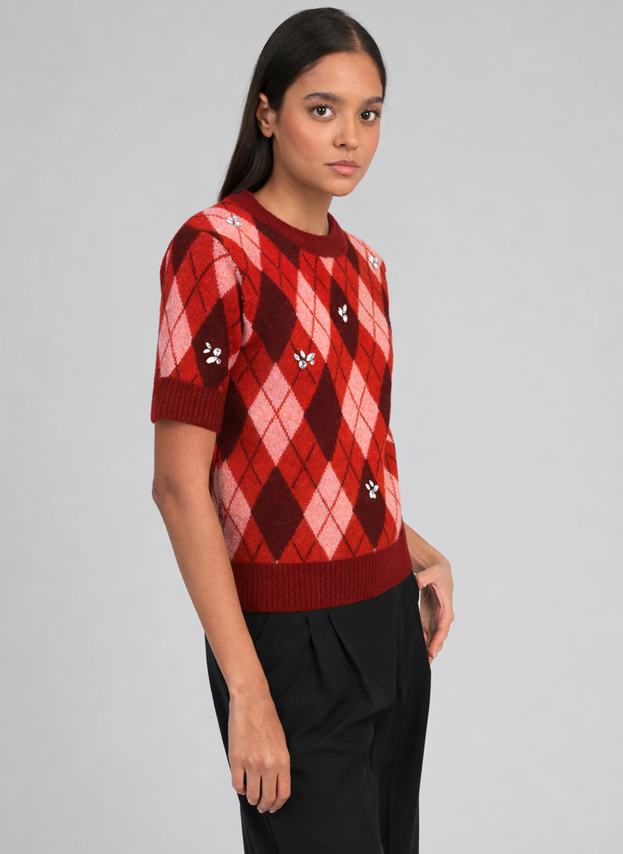 PULL NADRIANA cerise - Image 3