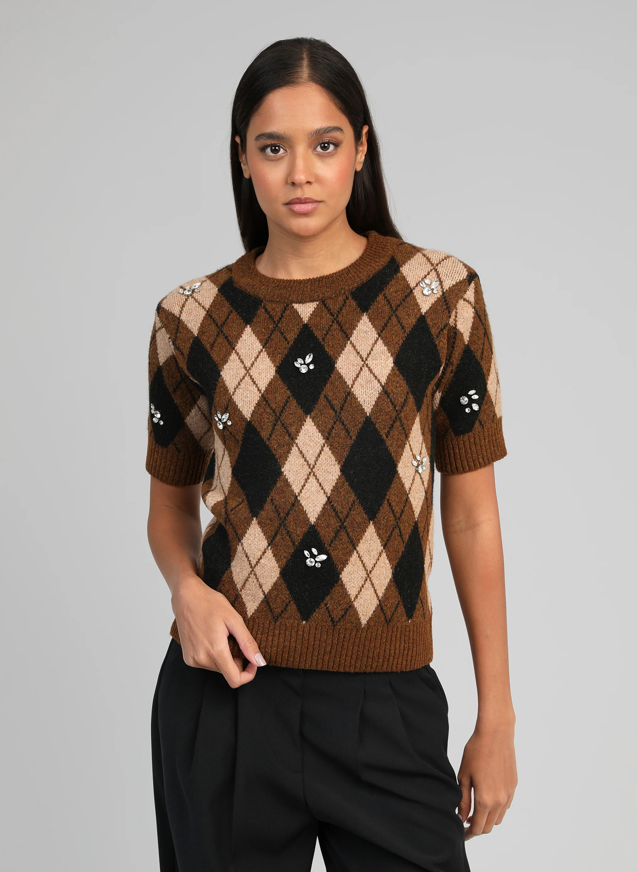PULL NADRIANA marron