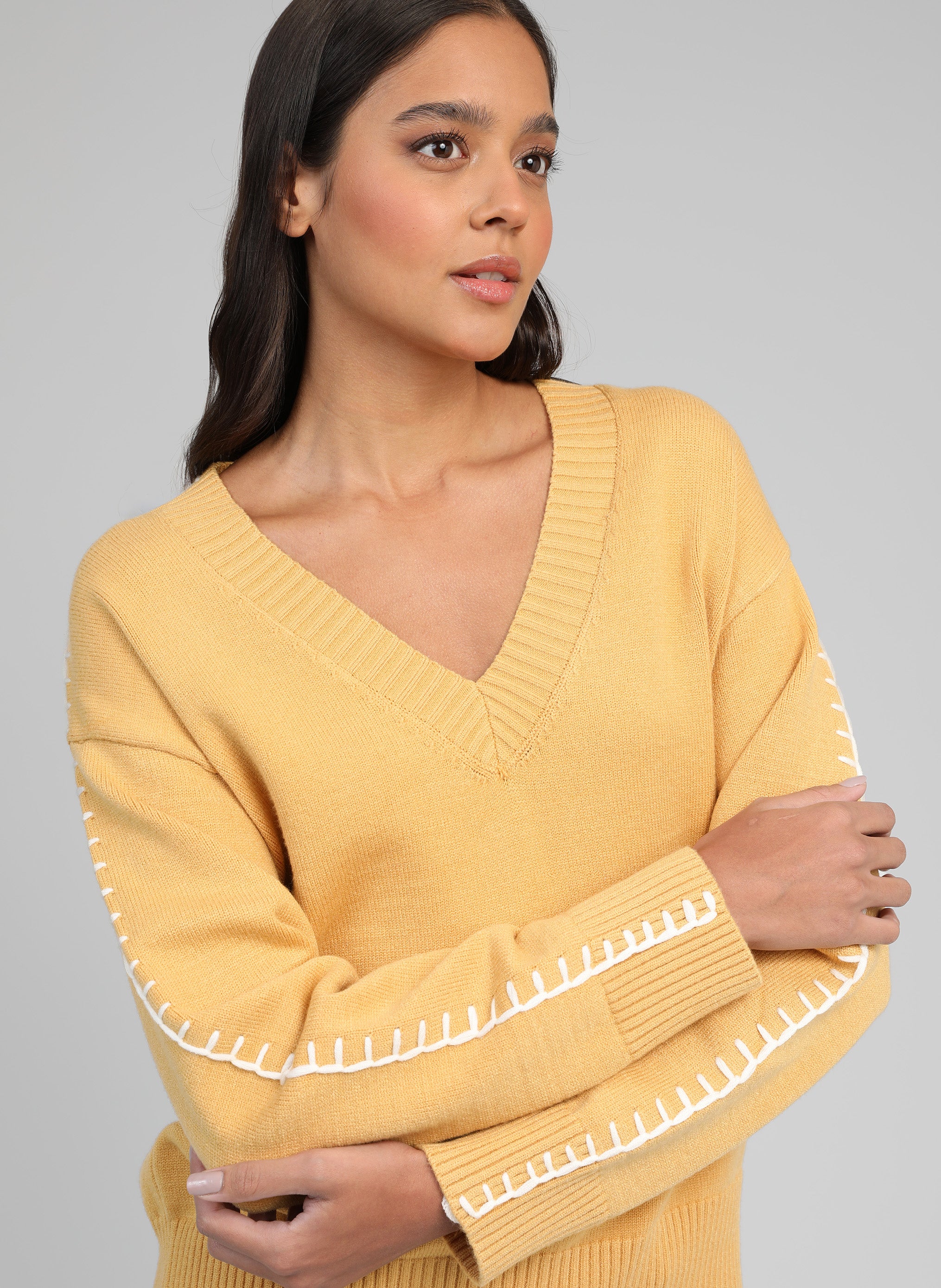 PULL NALEYA jaune - Image 2