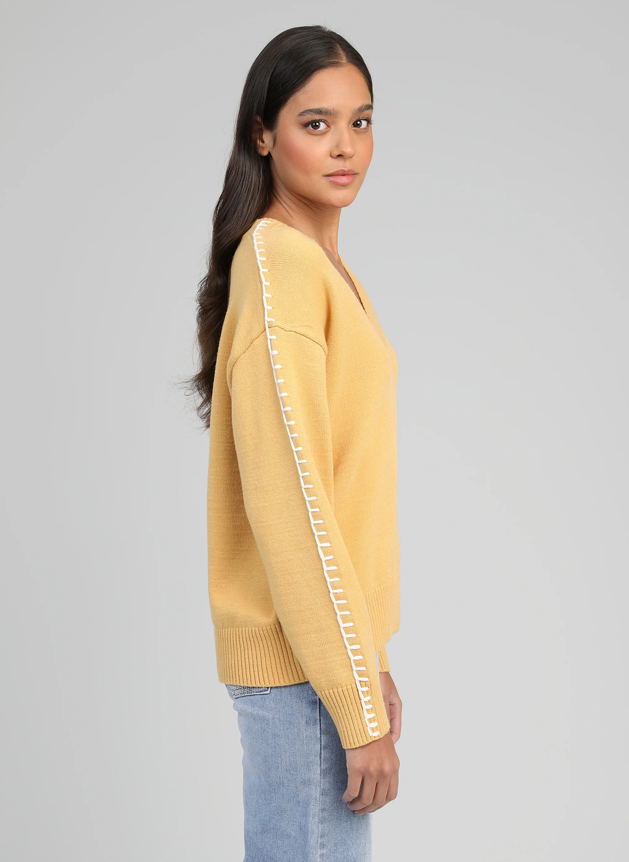 PULL NALEYA jaune - Image 3