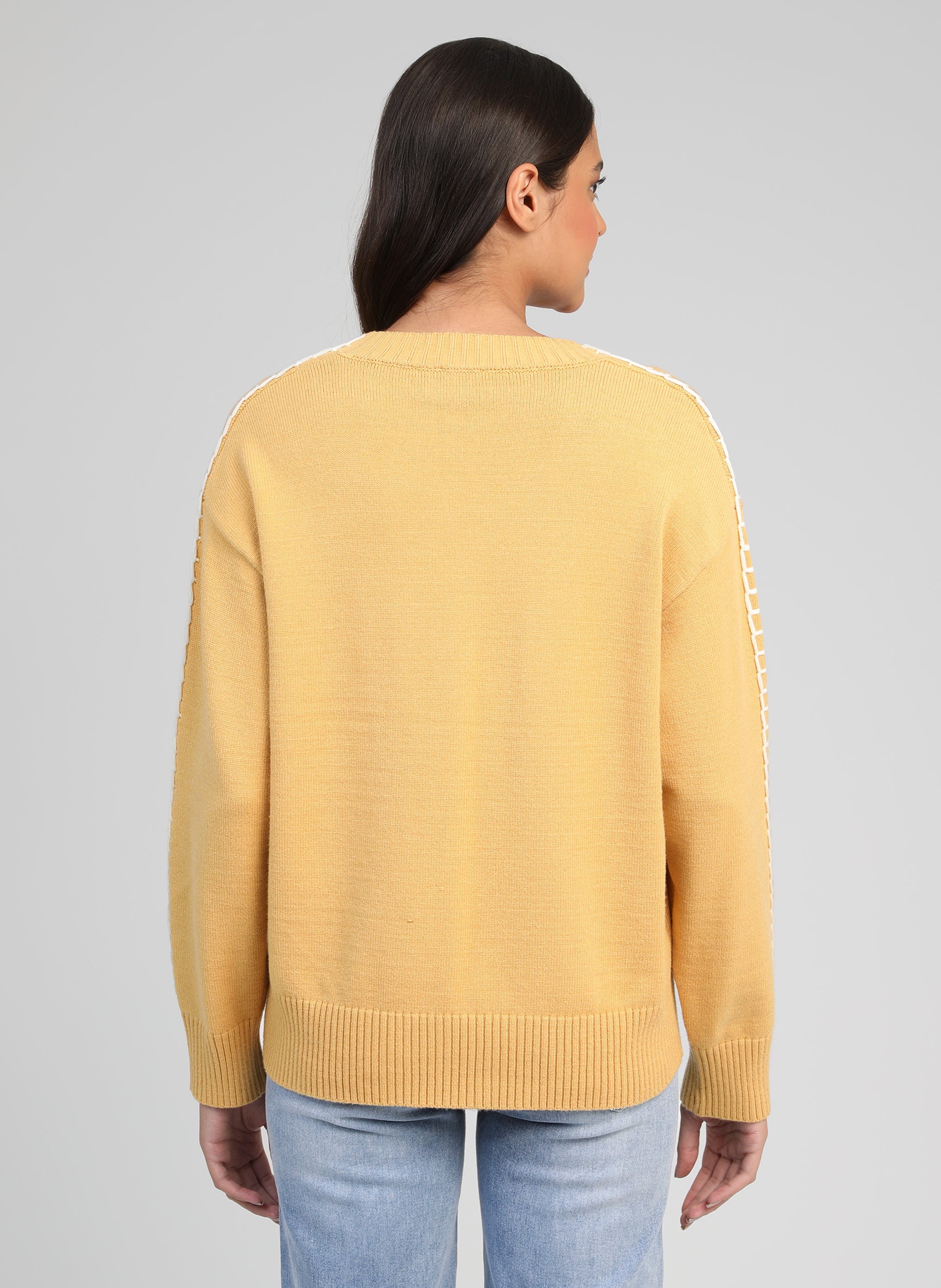 PULL NALEYA jaune - Image 4