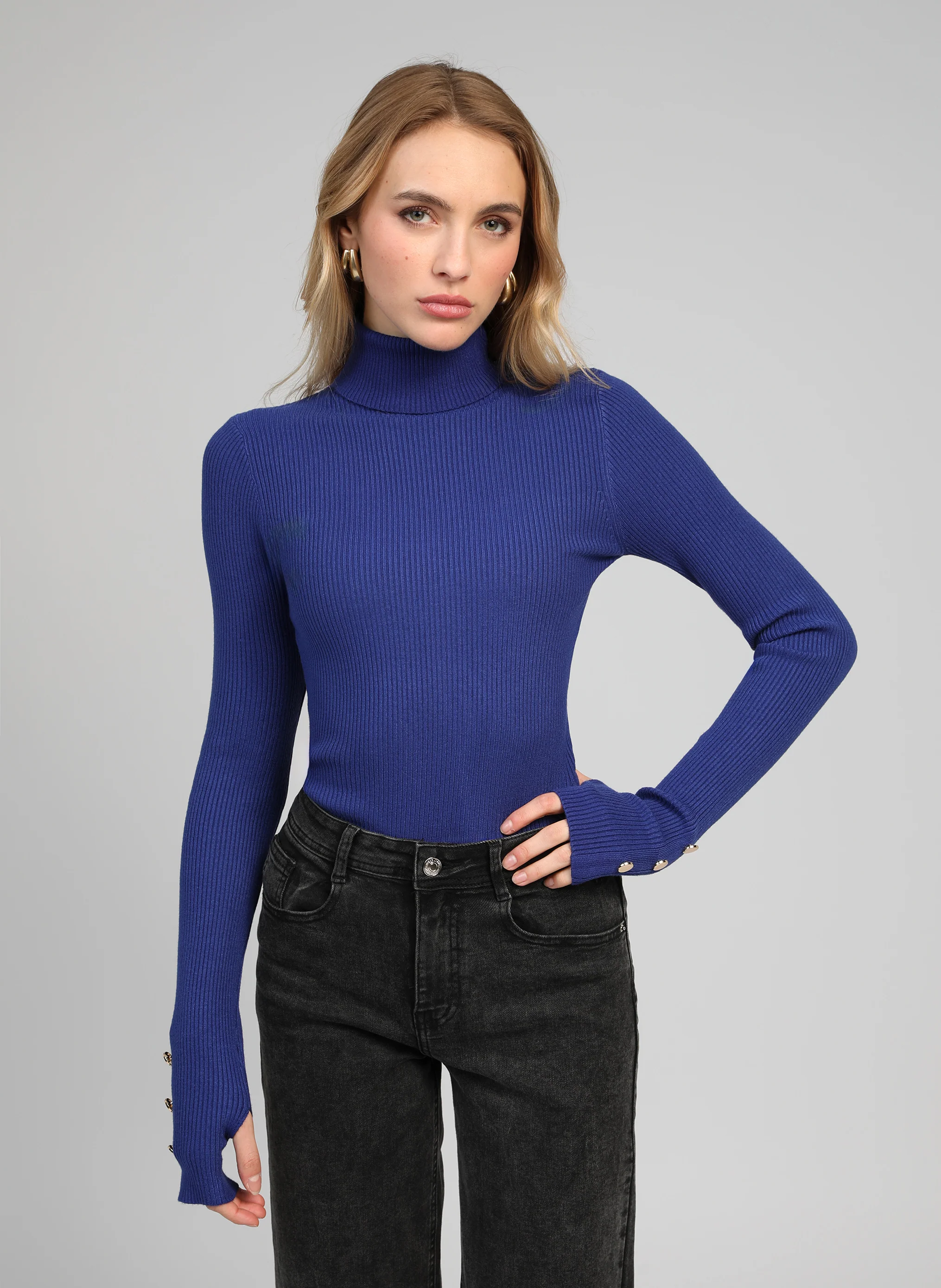 PULL NATANIA bleu
