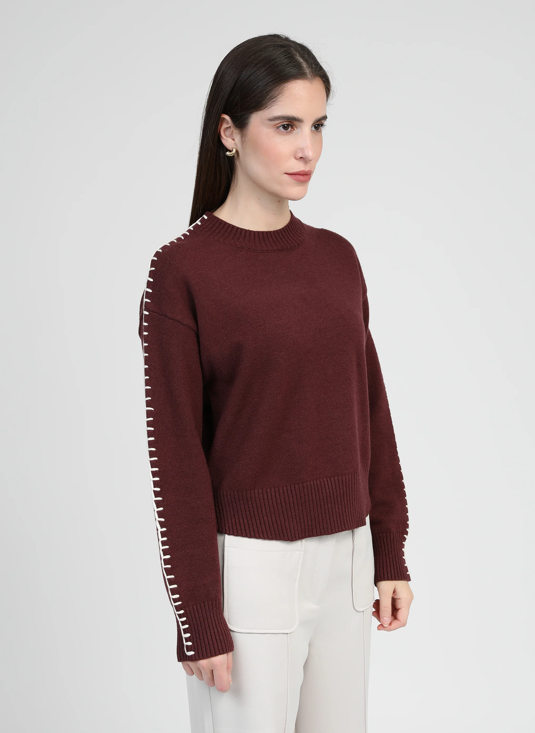 PULL NAUSIKO grenat - Image 3