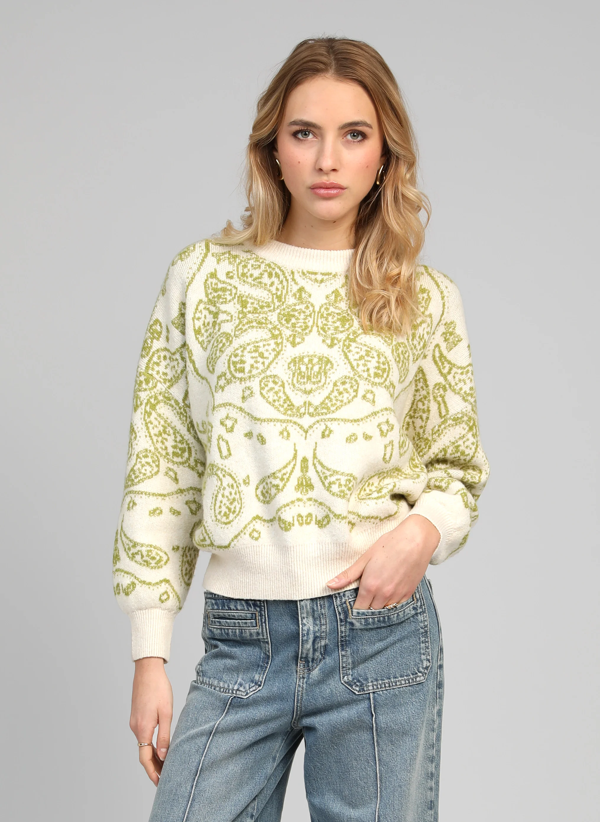 PULL NIDANA ecru