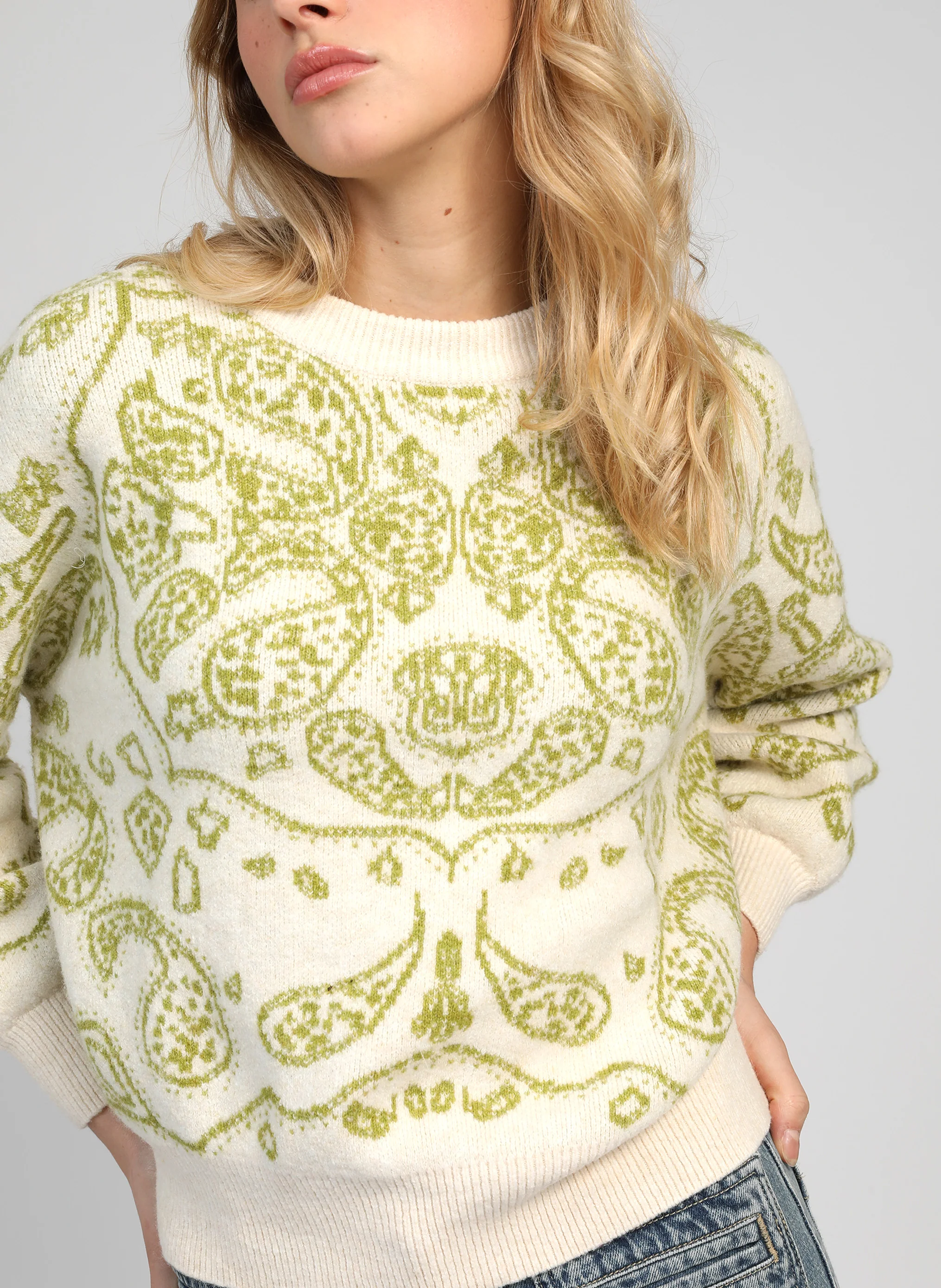 PULL NIDANA ecru - Image 2