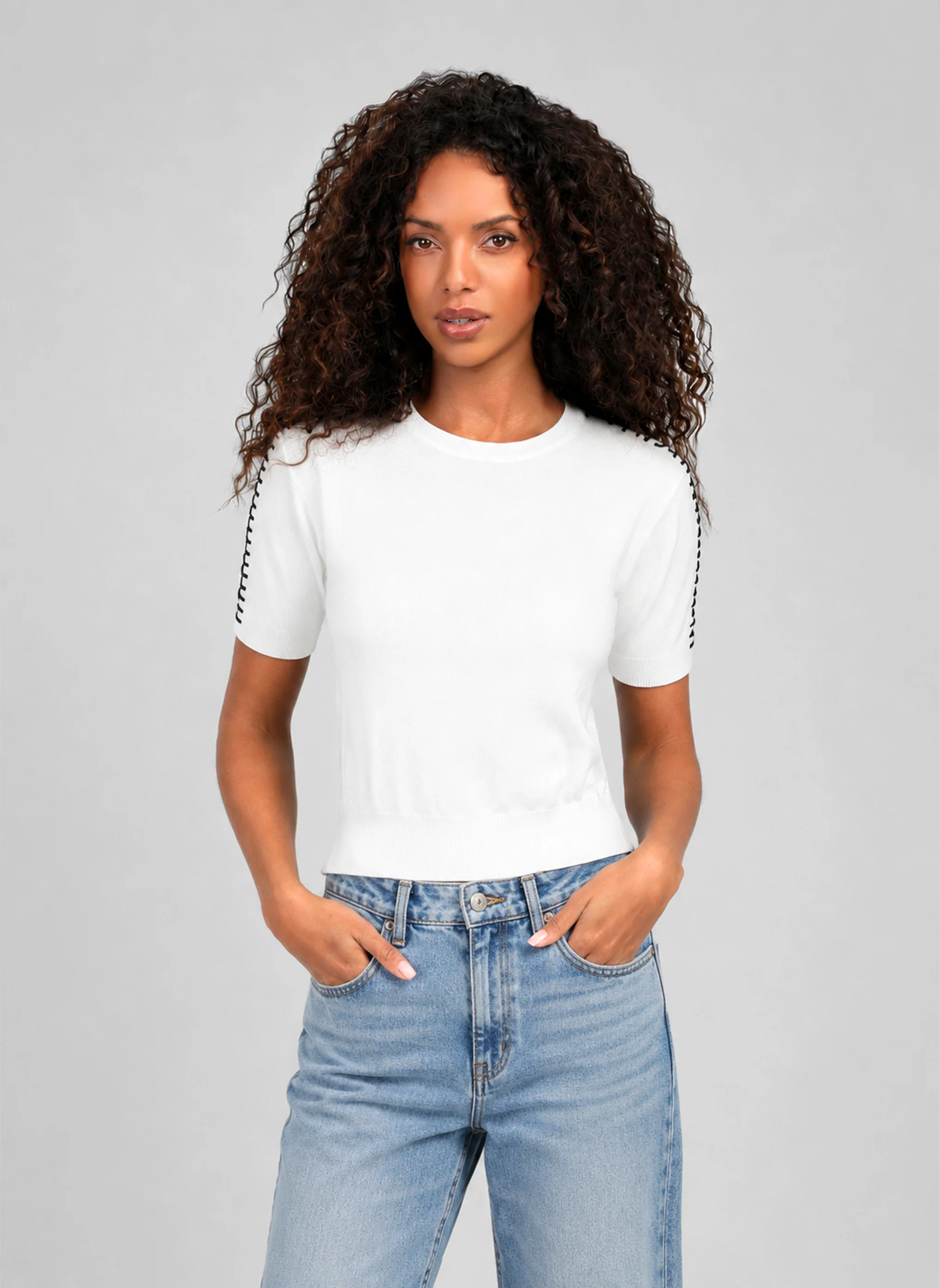 PULL NIKOLI blanc