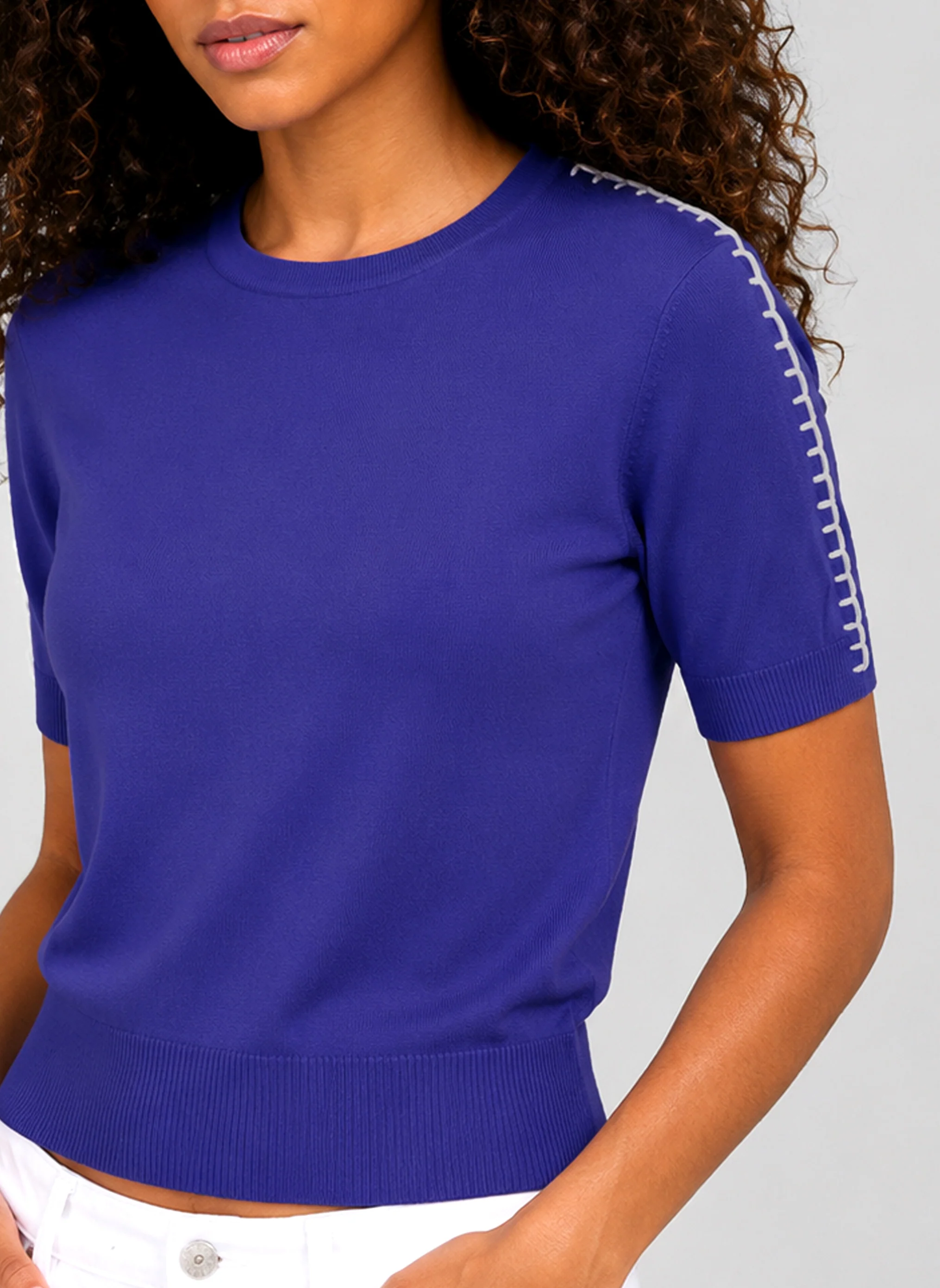 PULL NIKOLI bleu - Image 2