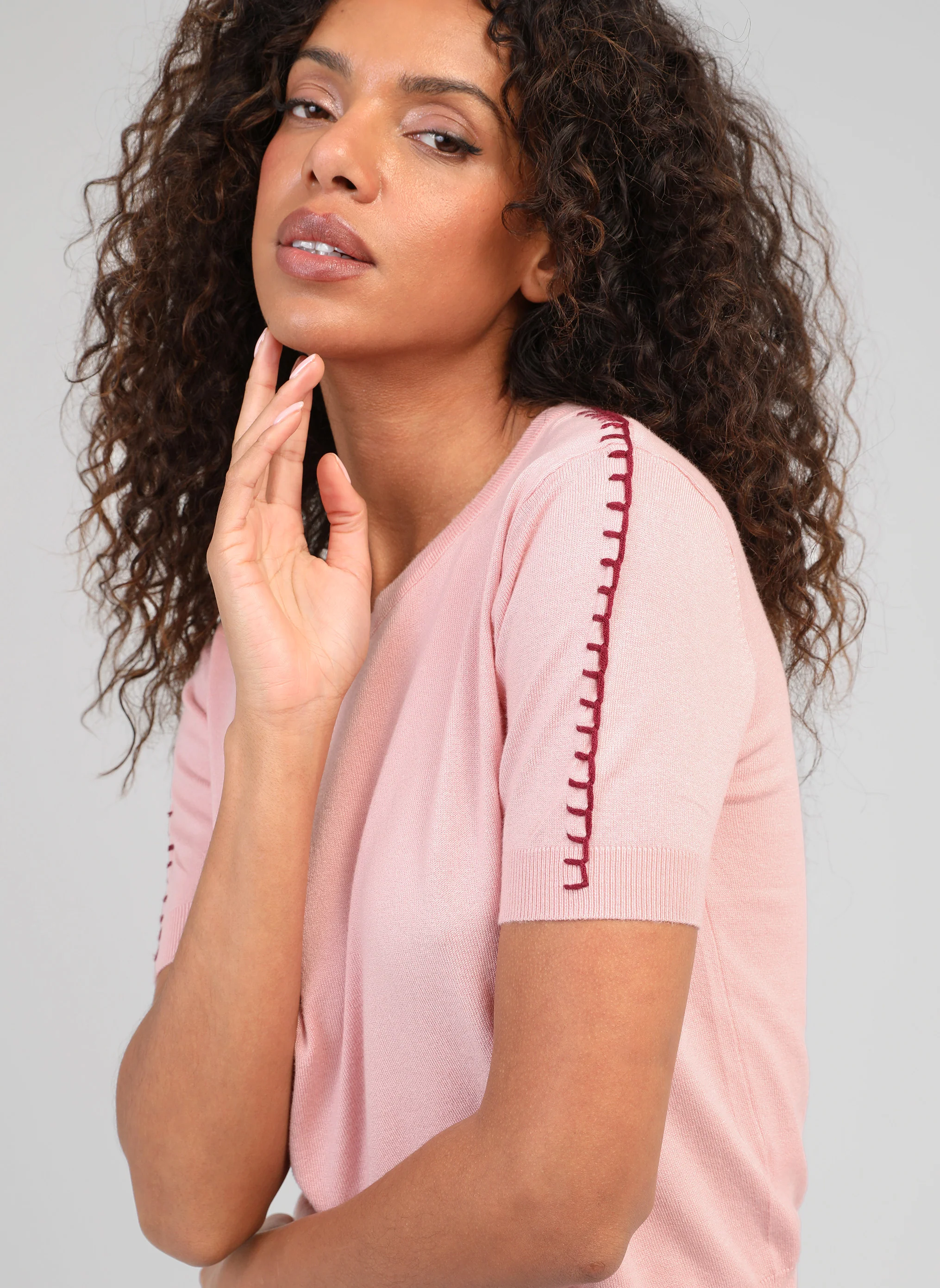 PULL NIKOLI rose - Image 2