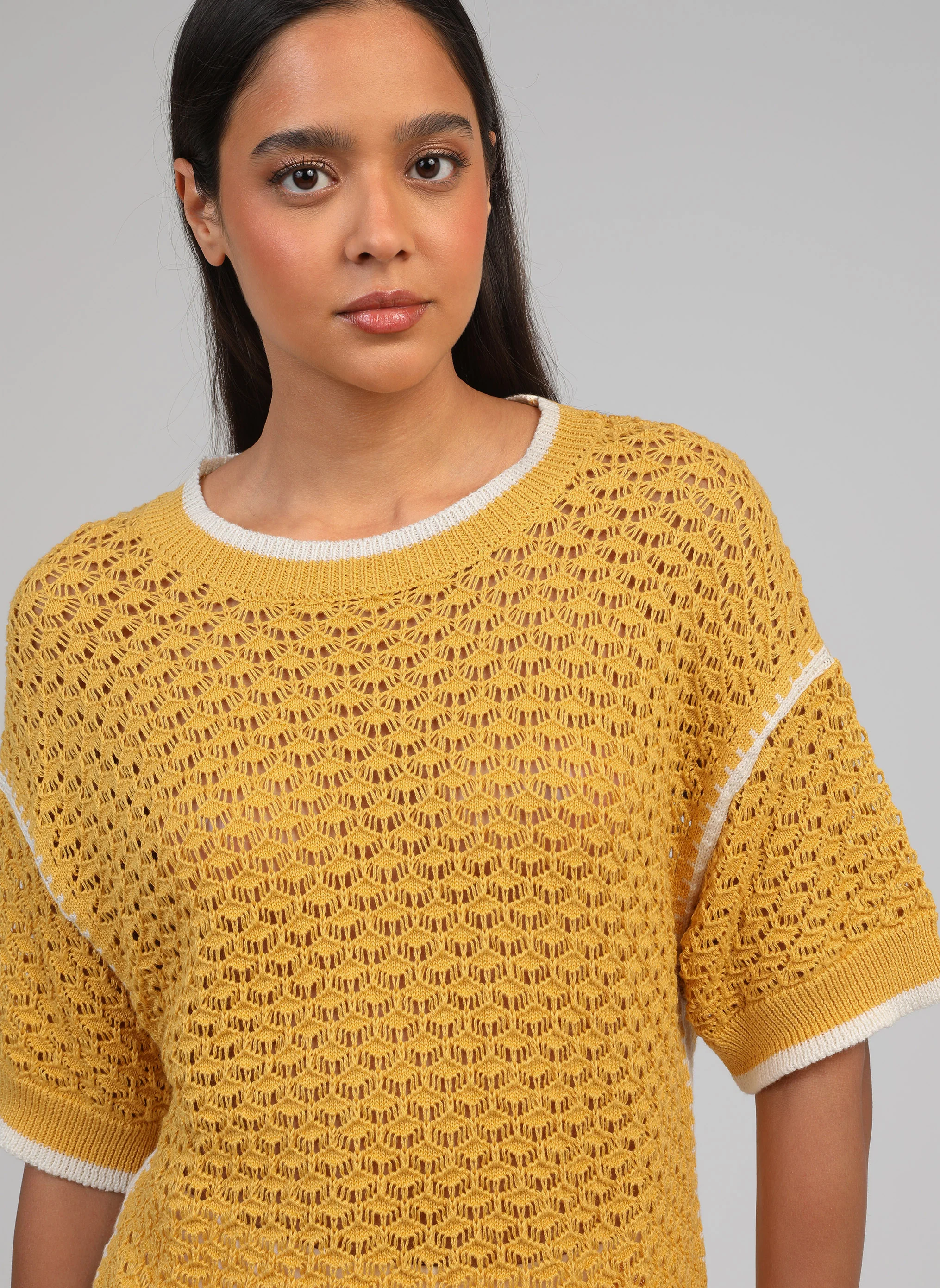 PULL VALMIE paille - Image 2