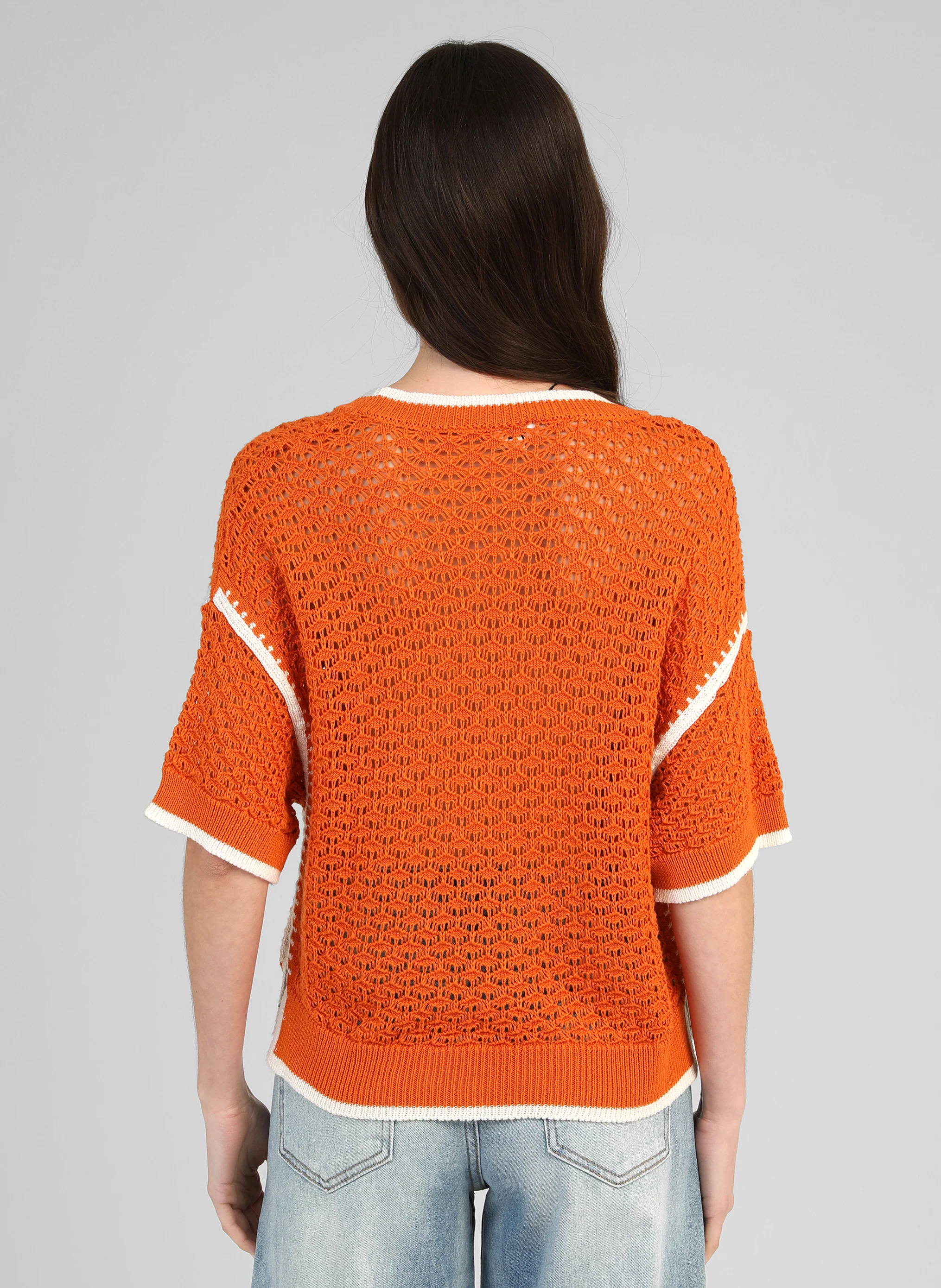 PULL VALMIE papaye - Image 4