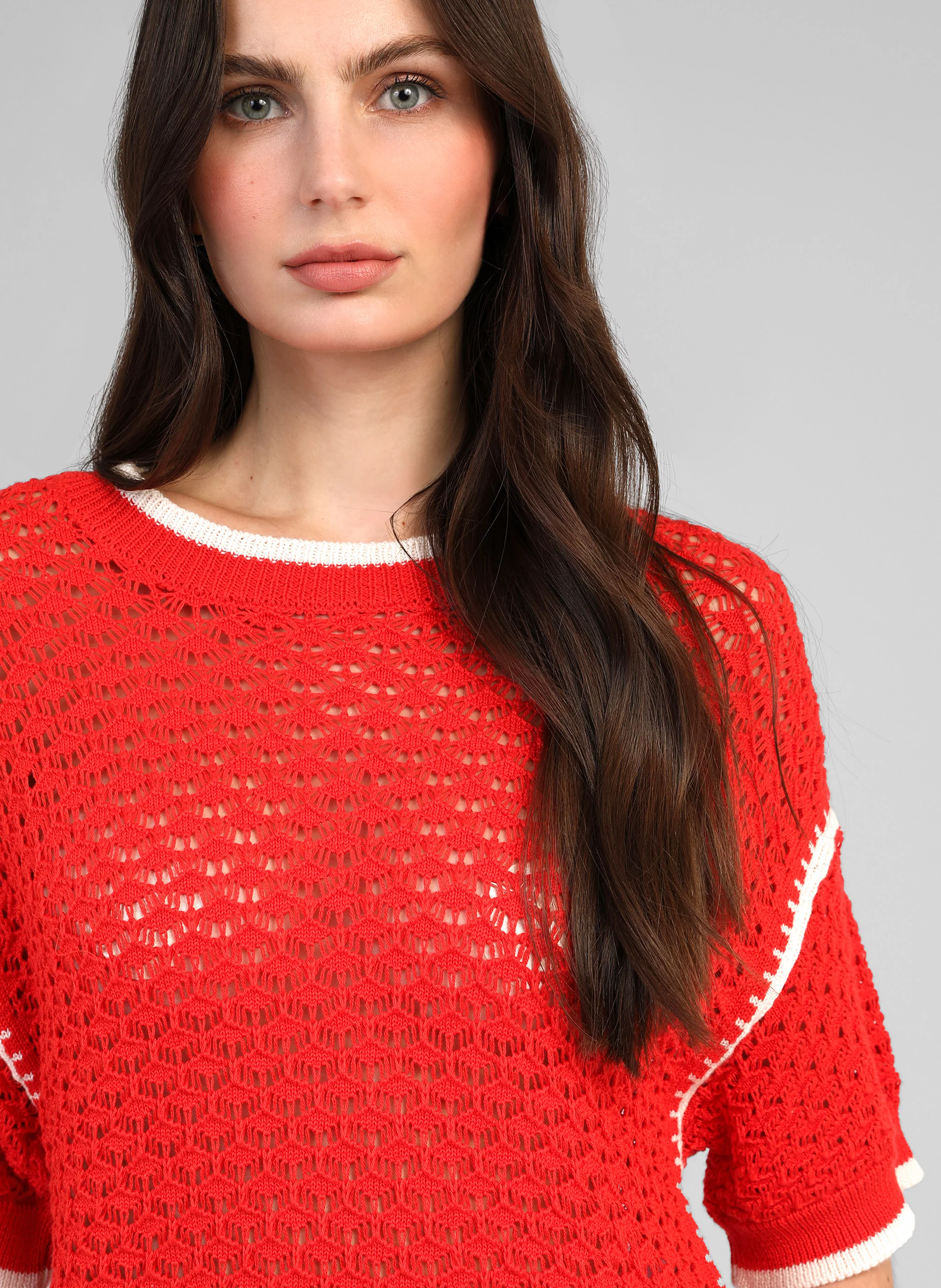 PULL VALMIE rouge - Image 2