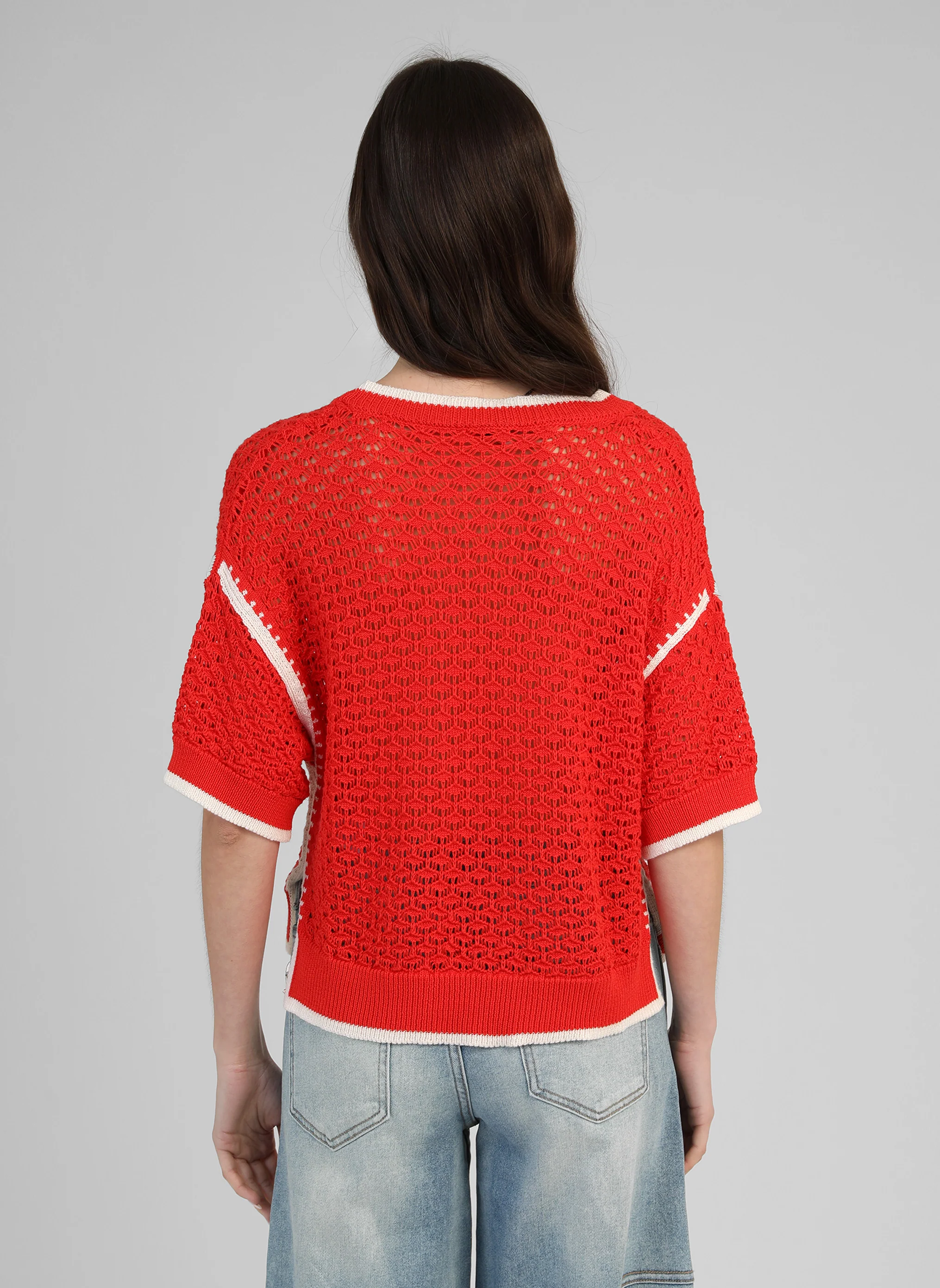 PULL VALMIE rouge - Image 4