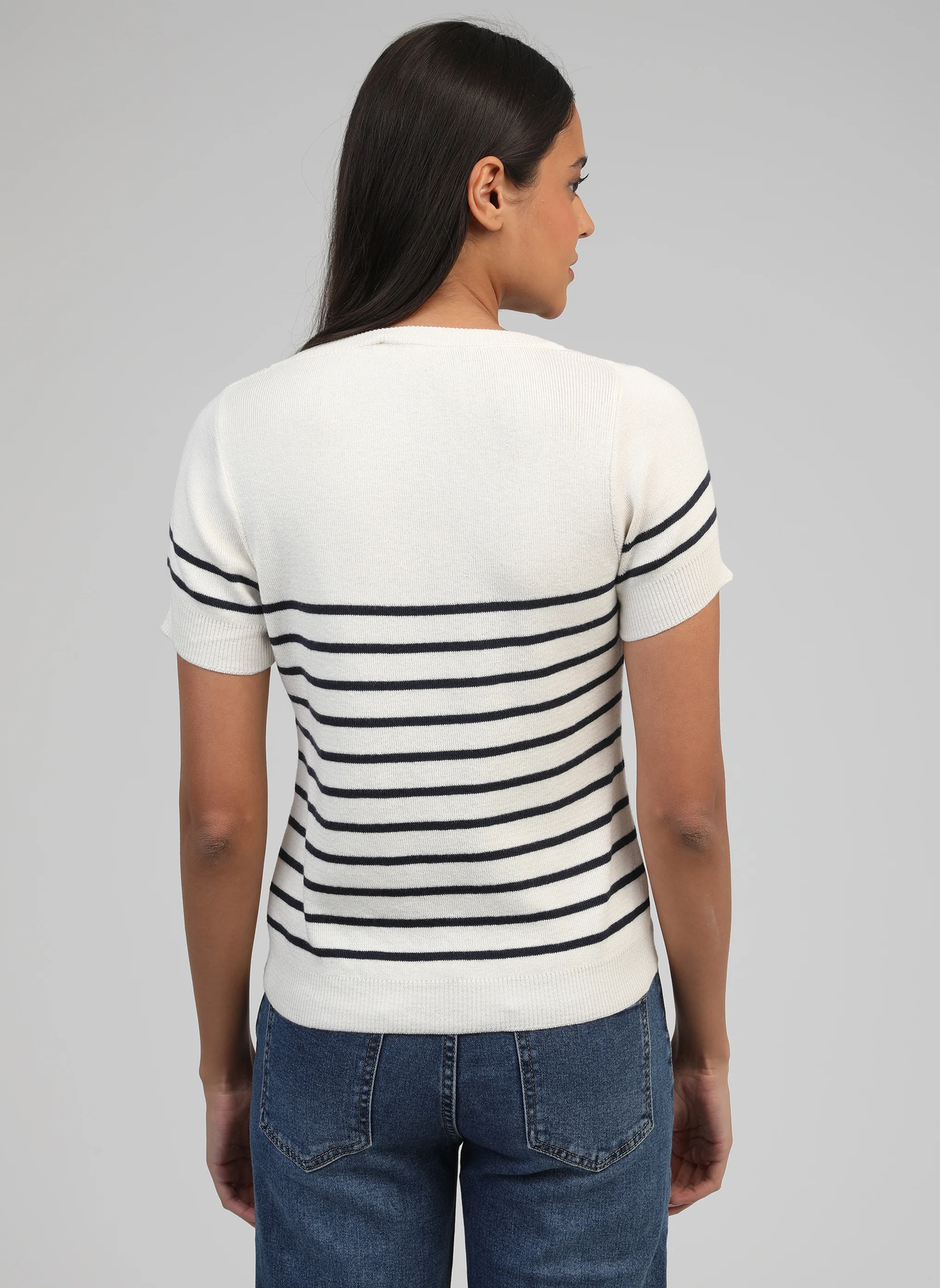 PULL VARINE marine - Image 4