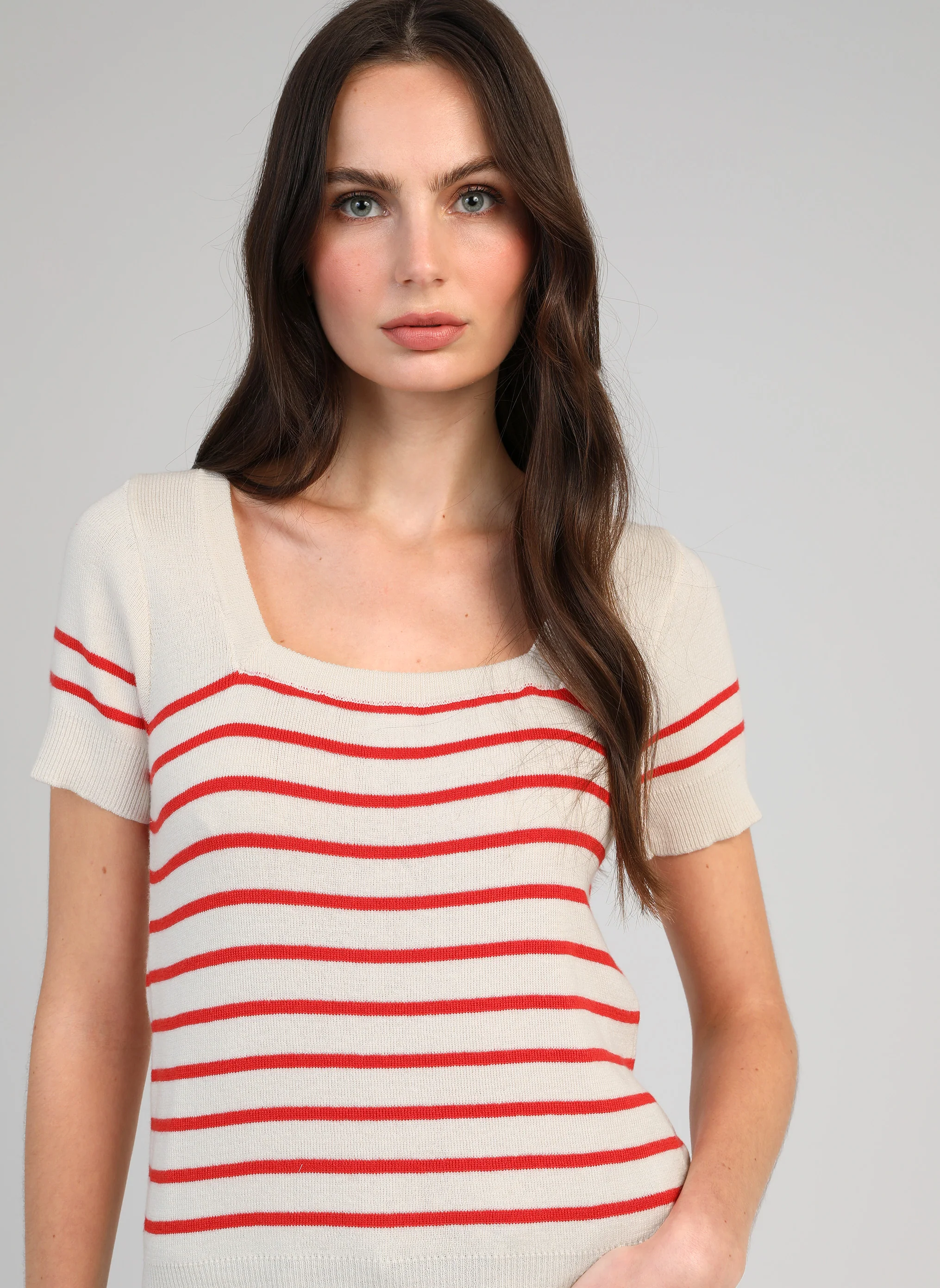 PULL VARINE rouge - Image 2
