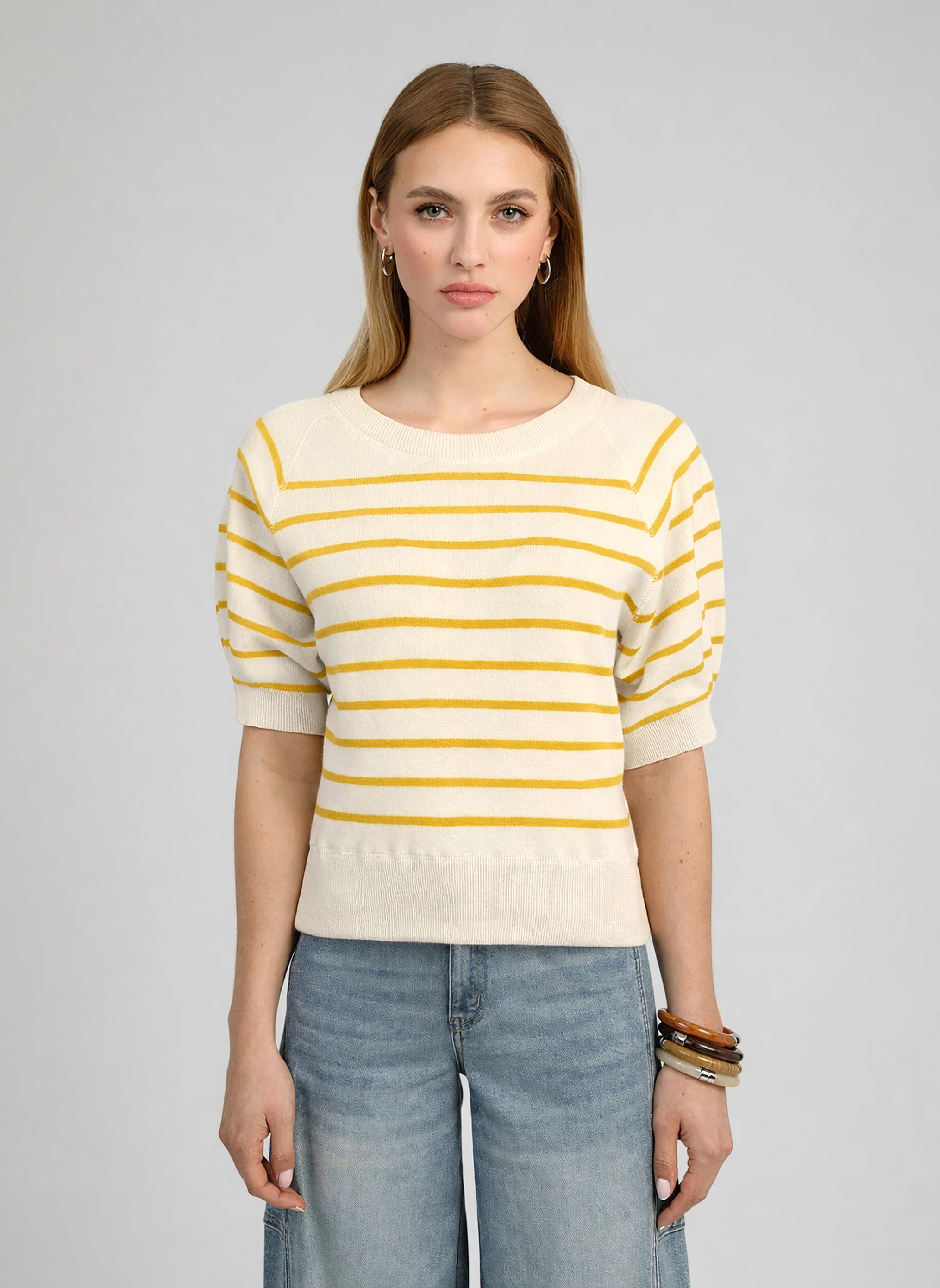 PULL VESTIZA paille