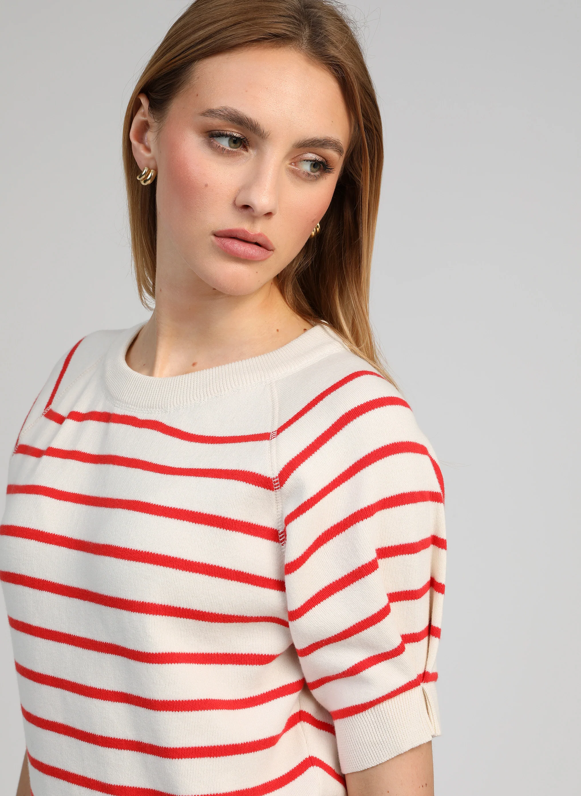 PULL VESTIZA rouge - Image 2