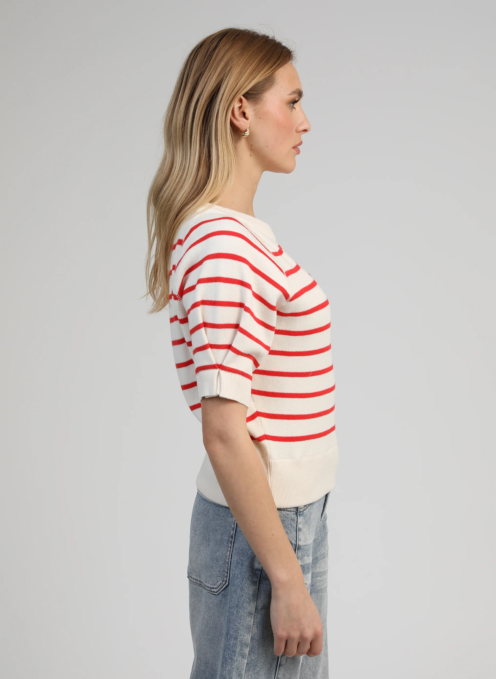 PULL VESTIZA rouge - Image 3
