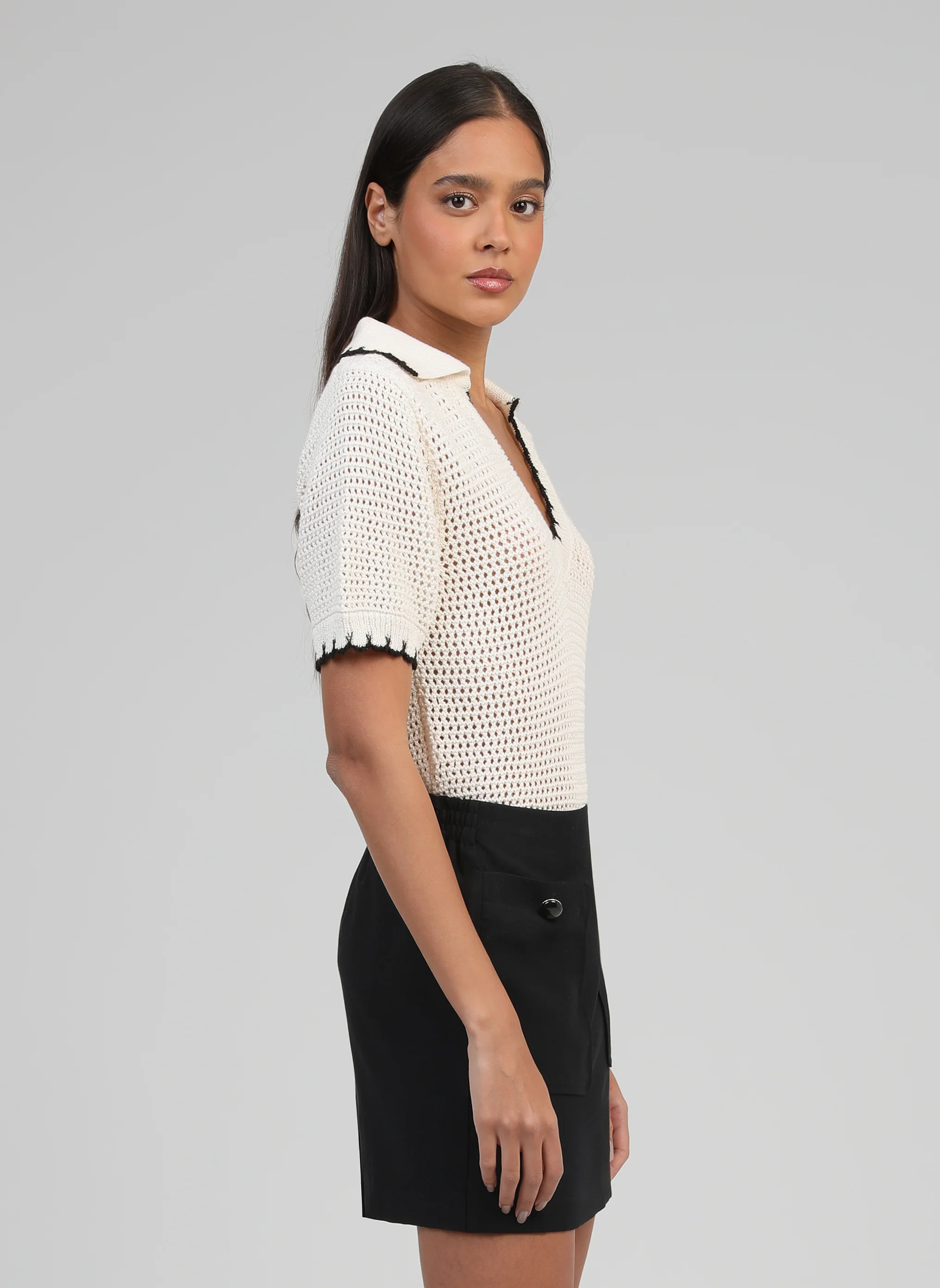 PULL VEZA ecru - Image 4