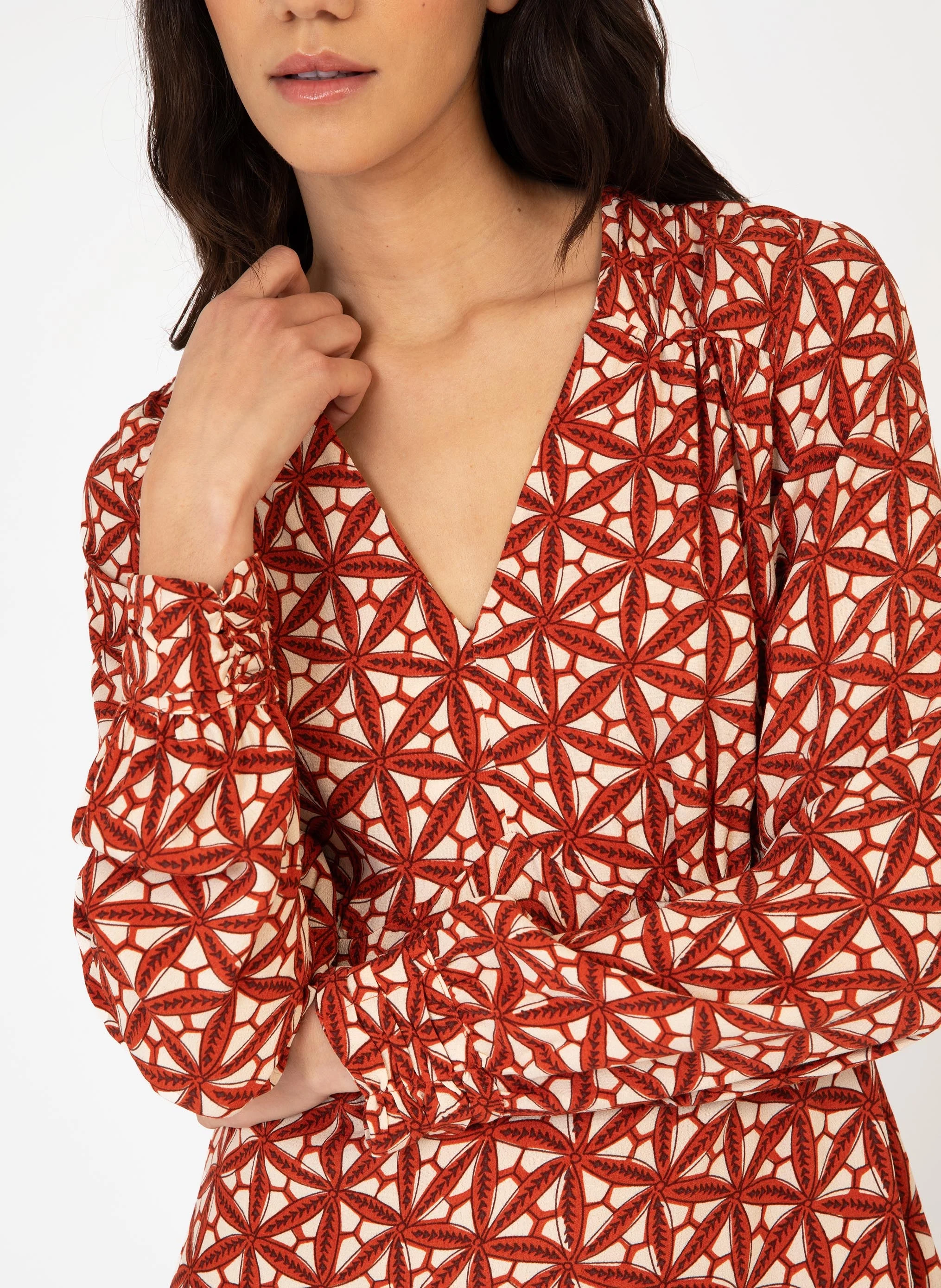 ROBE COURTE MALABANY badiane caramel - Image 2