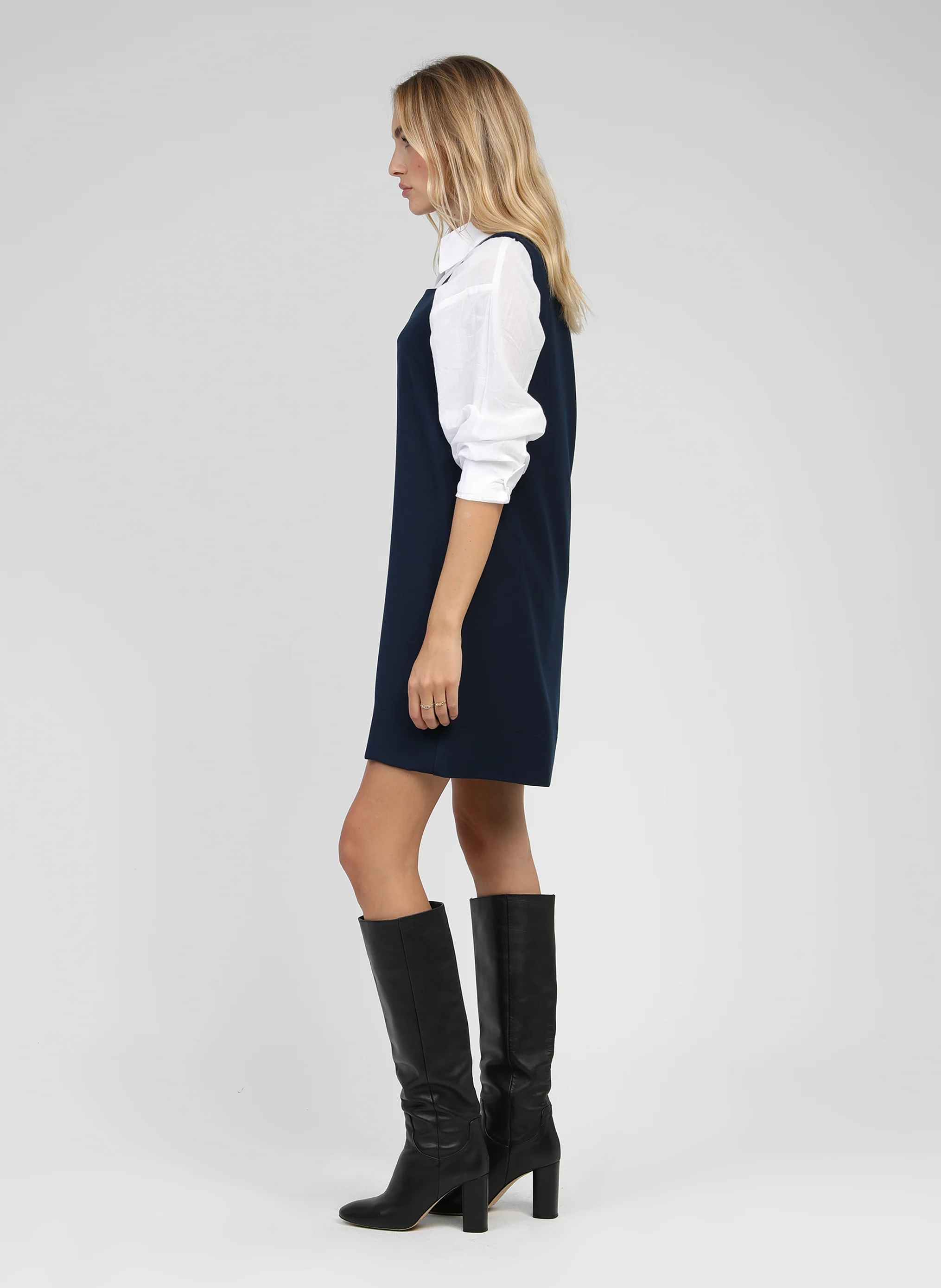 ROBE COURTE MALEO marine - Image 3