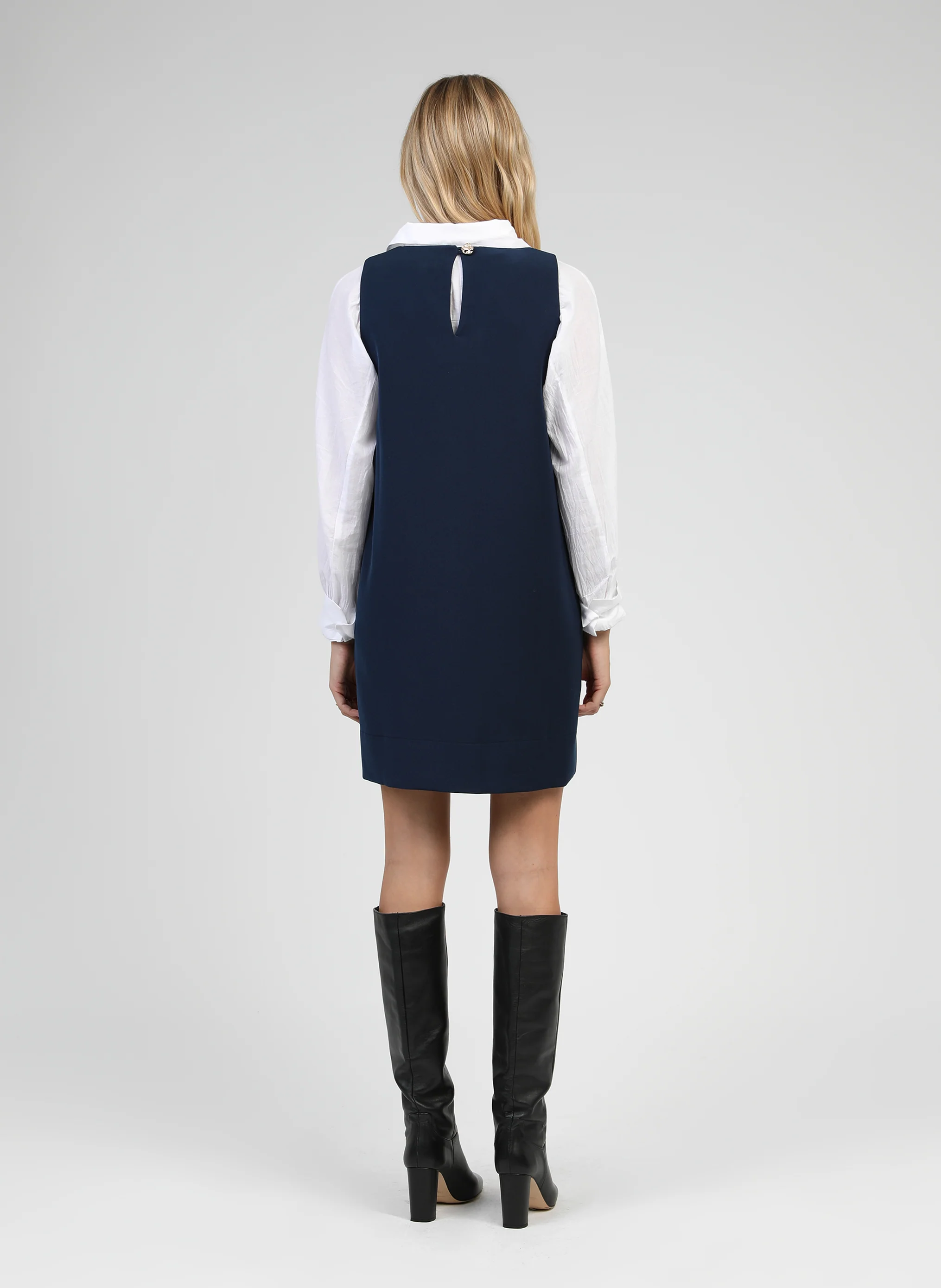 ROBE COURTE MALEO marine - Image 4