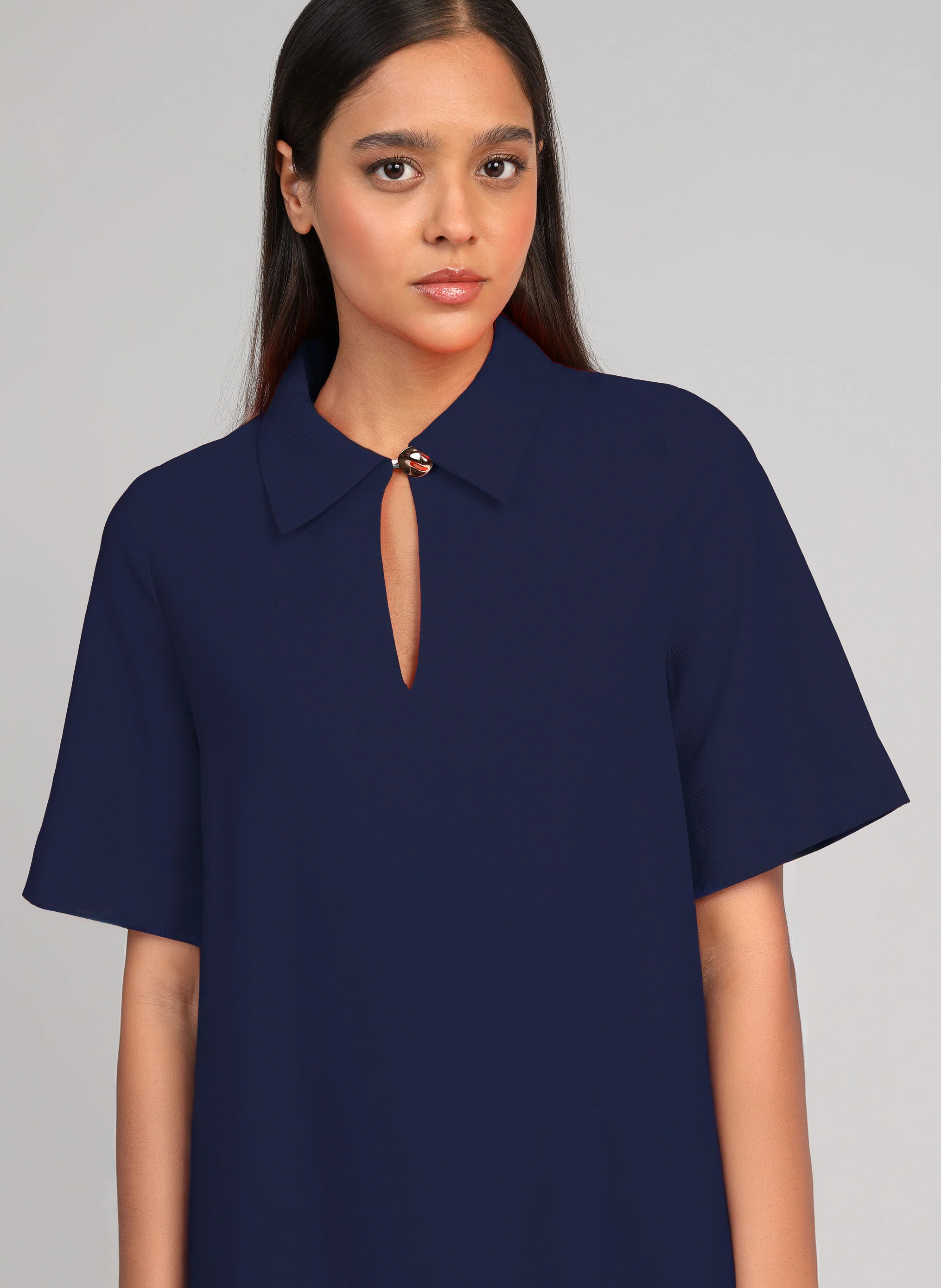 ROBE COURTE MAPAULA marine - Image 2