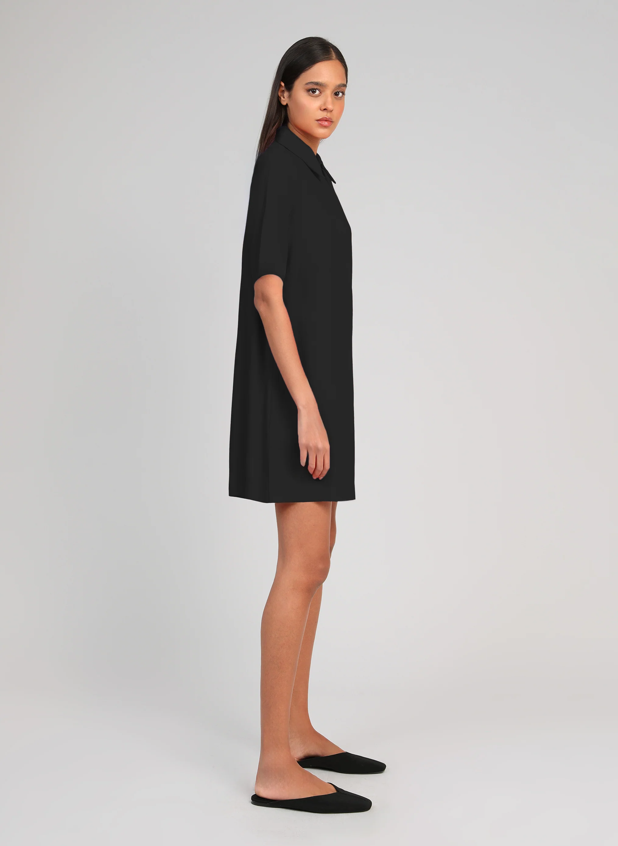 ROBE COURTE MAPAULA noir - Image 3