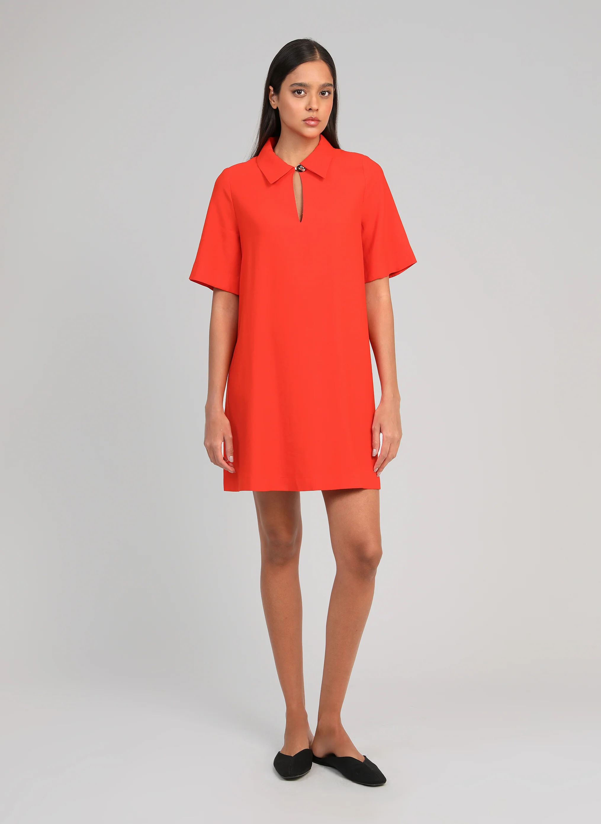 ROBE COURTE MAPAULA piment