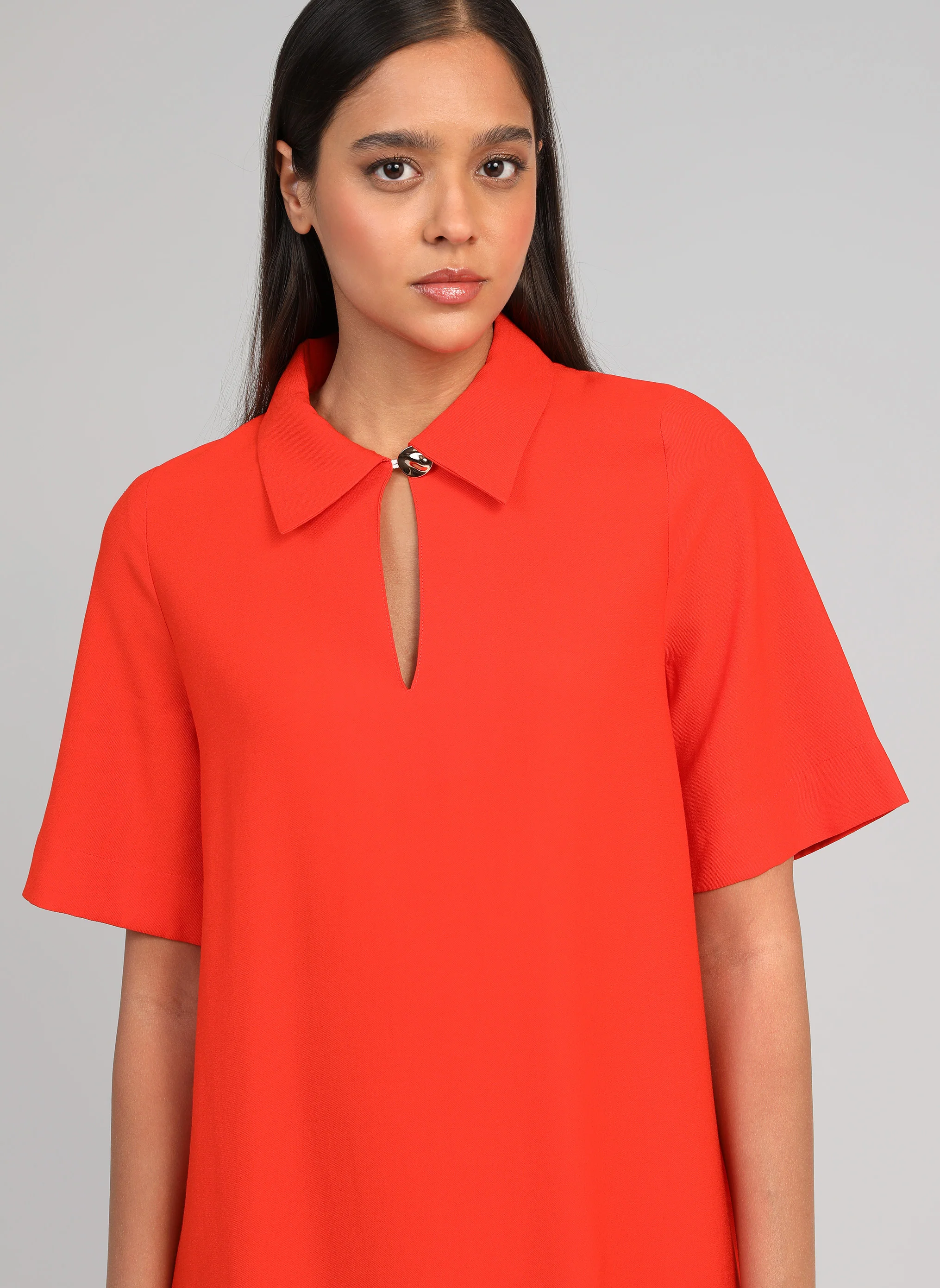 ROBE COURTE MAPAULA piment - Image 2