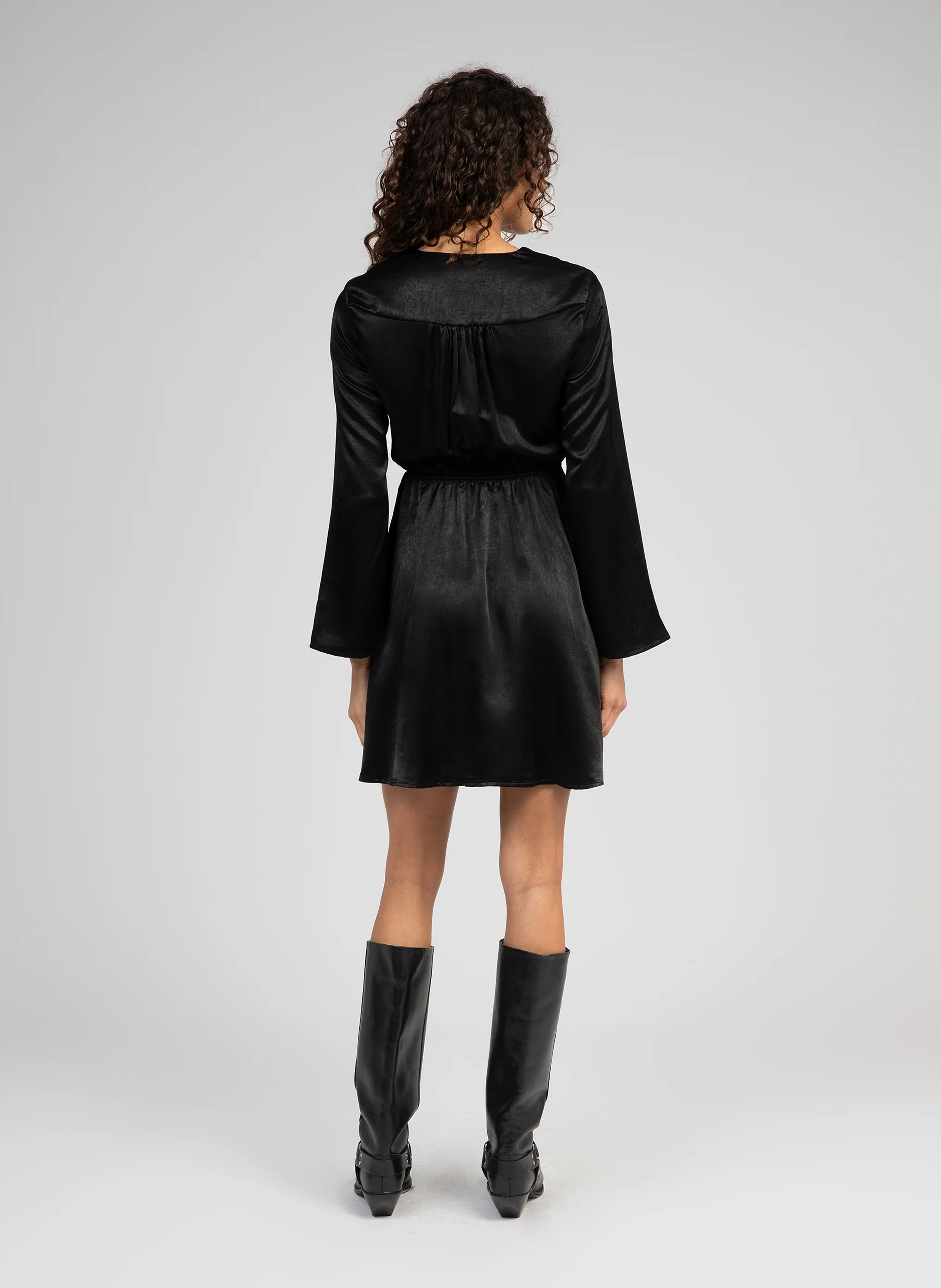 ROBE COURTE MARIBELA noir - Image 5