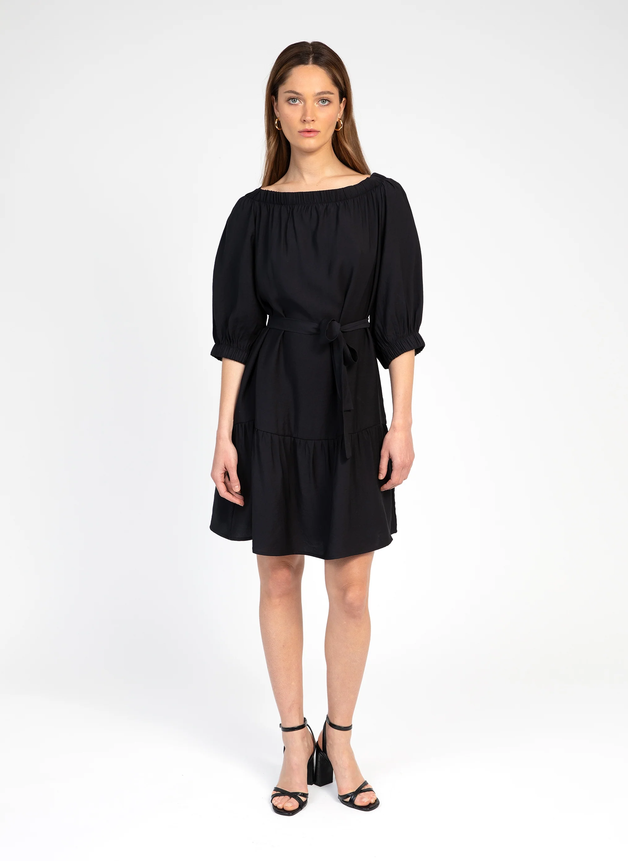 ROBE COURTE MARYSE noir