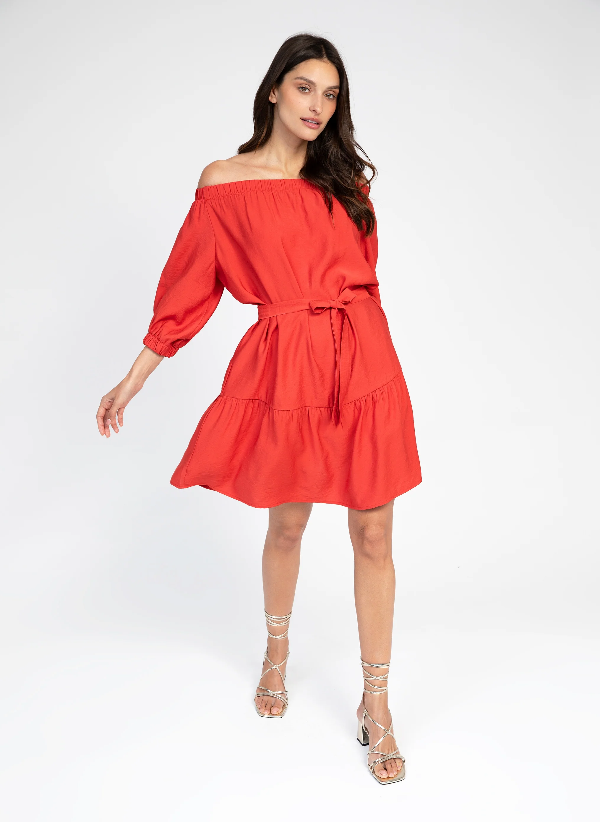ROBE COURTE MARYSE paprika - Image 3