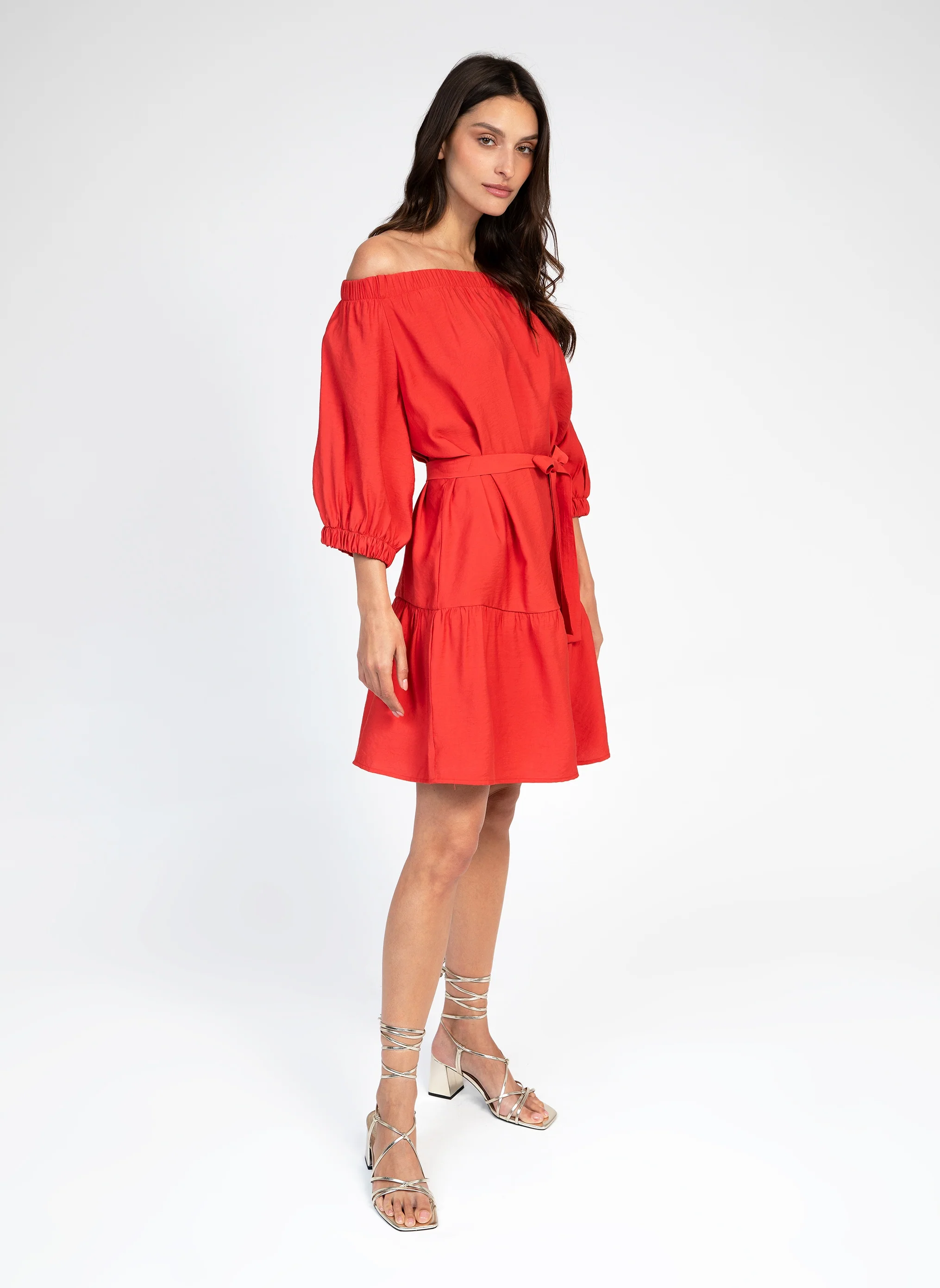 ROBE COURTE MARYSE paprika - Image 4