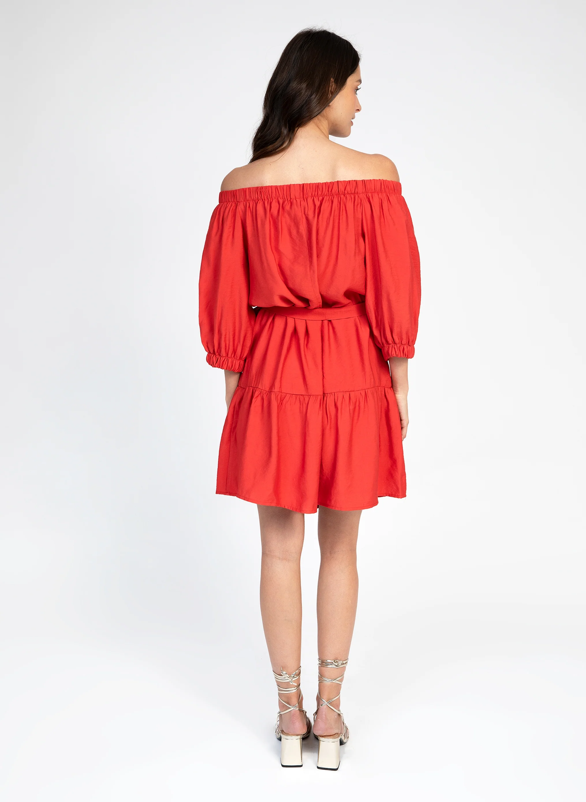 ROBE COURTE MARYSE paprika - Image 5