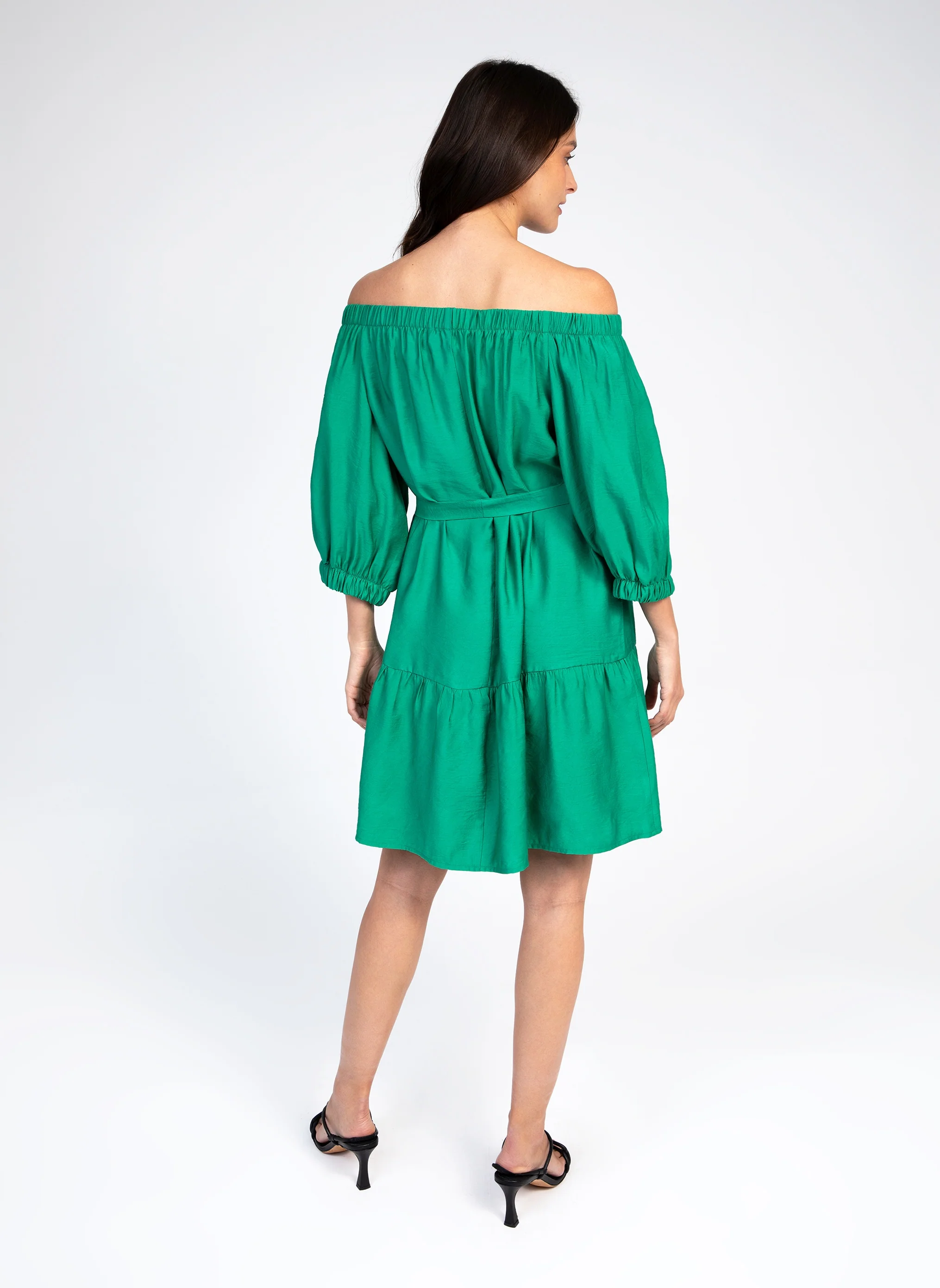 ROBE COURTE MARYSE vert - Image 3