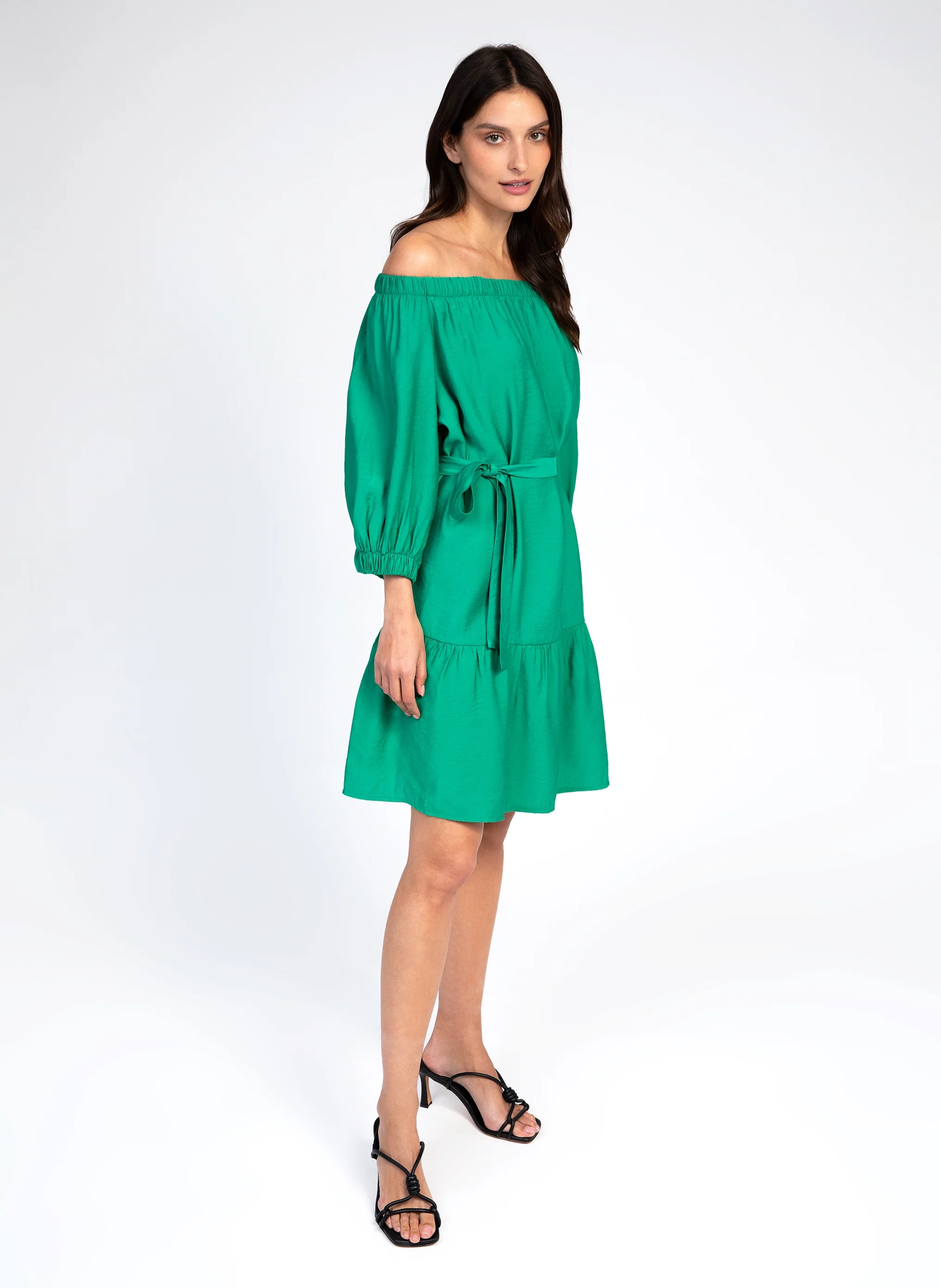 ROBE COURTE MARYSE vert - Image 4