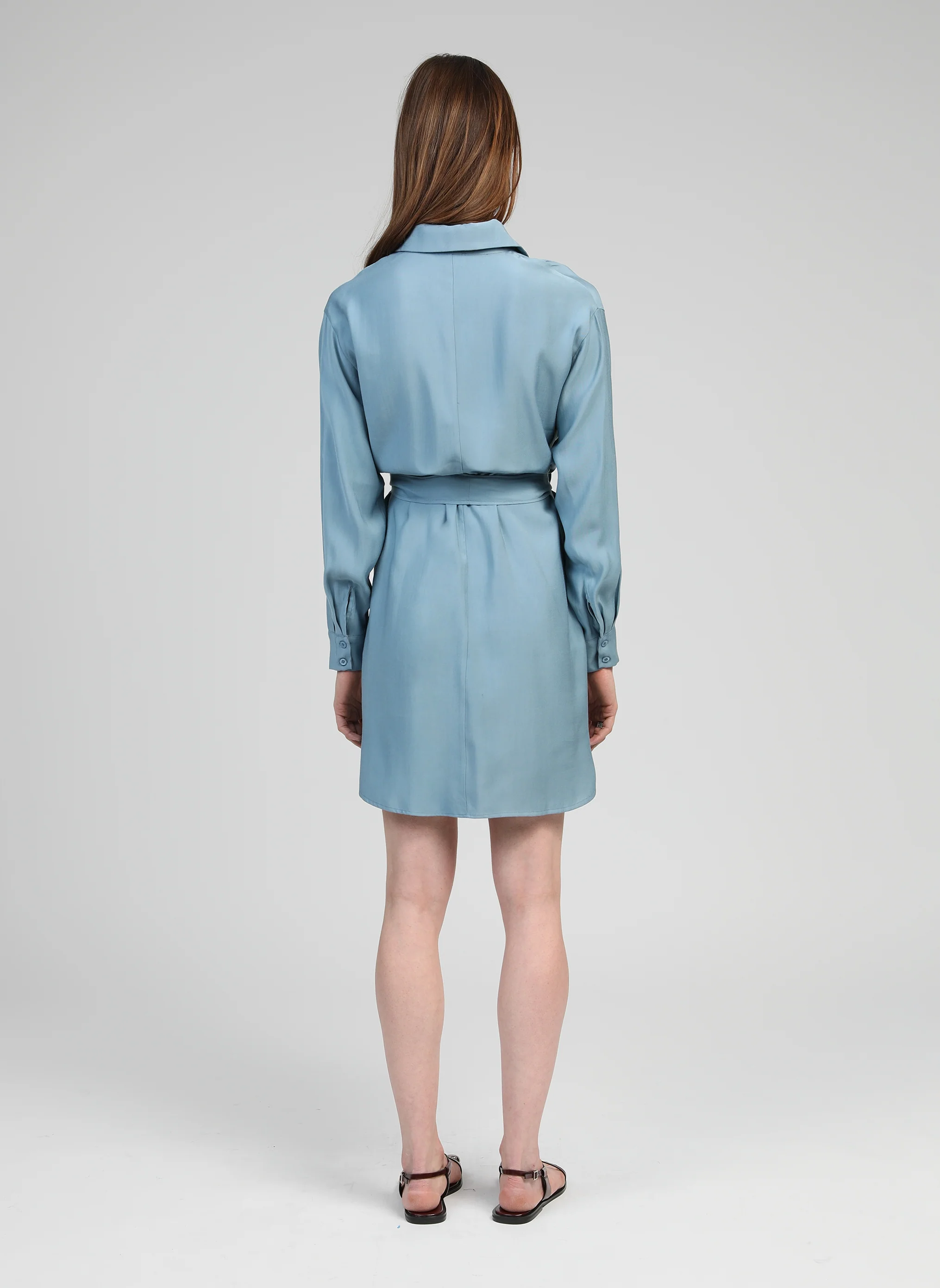 ROBE COURTE MASATA ciel - Image 4