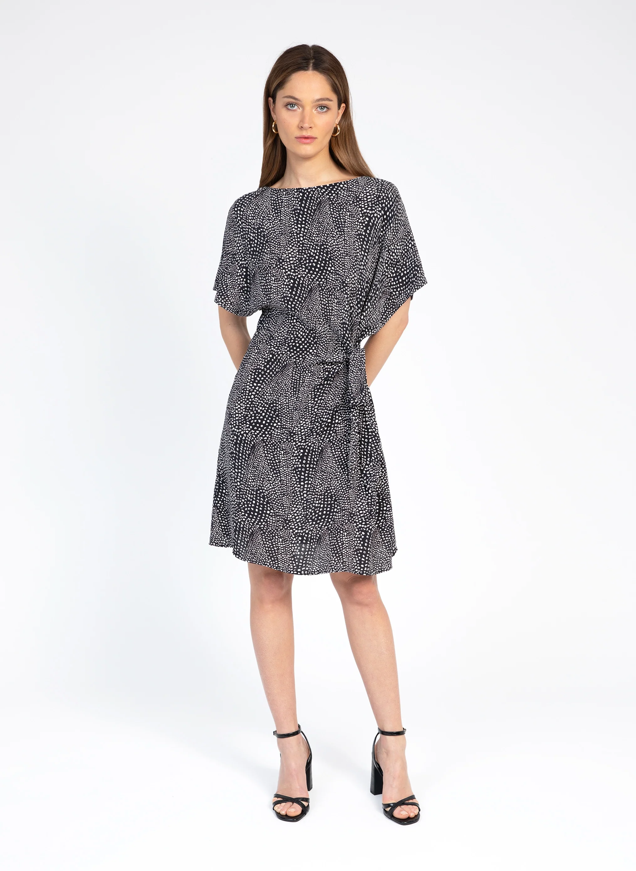 ROBE COURTE MELOVIE aurore noir