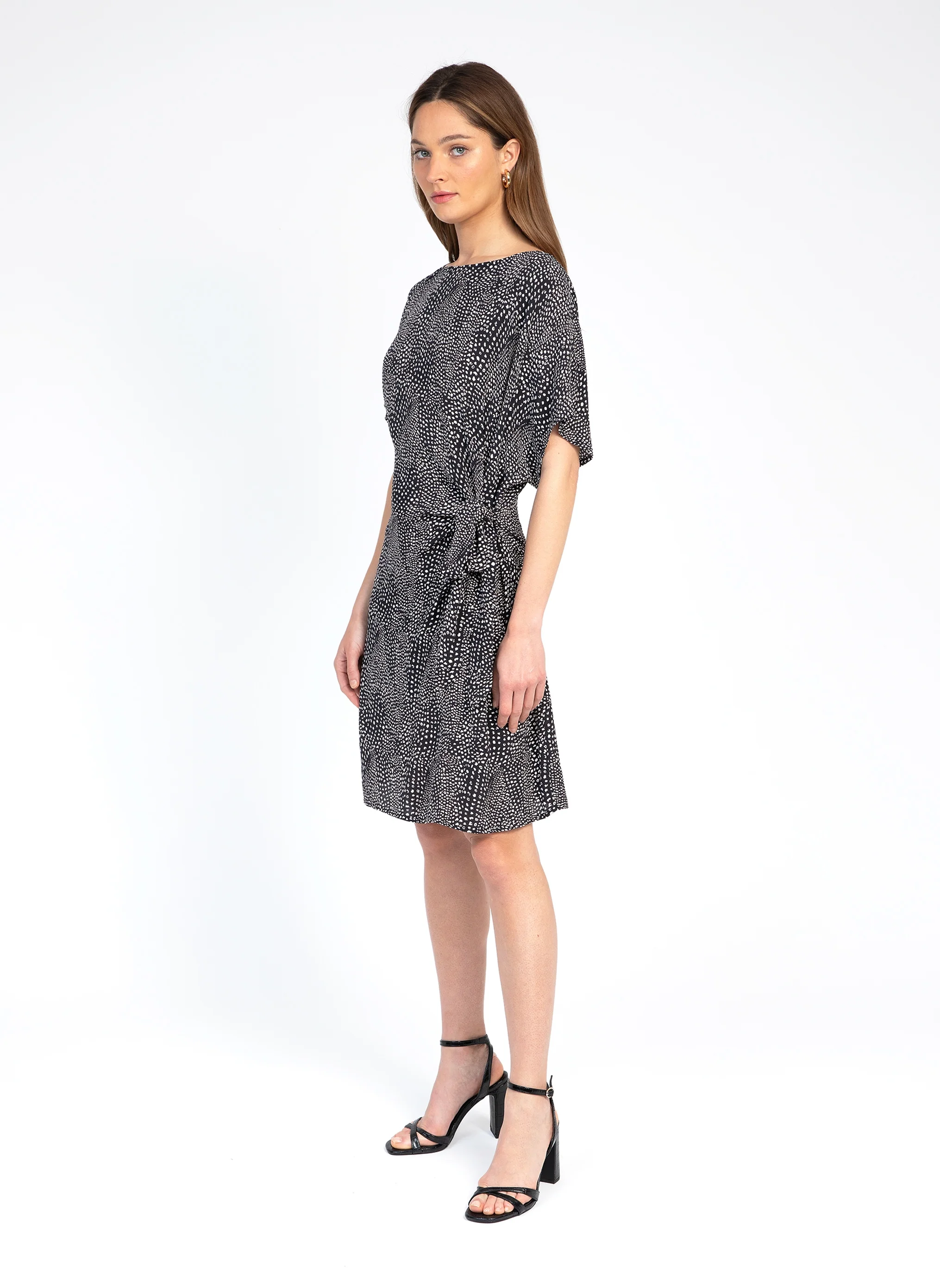 ROBE COURTE MELOVIE aurore noir - Image 3