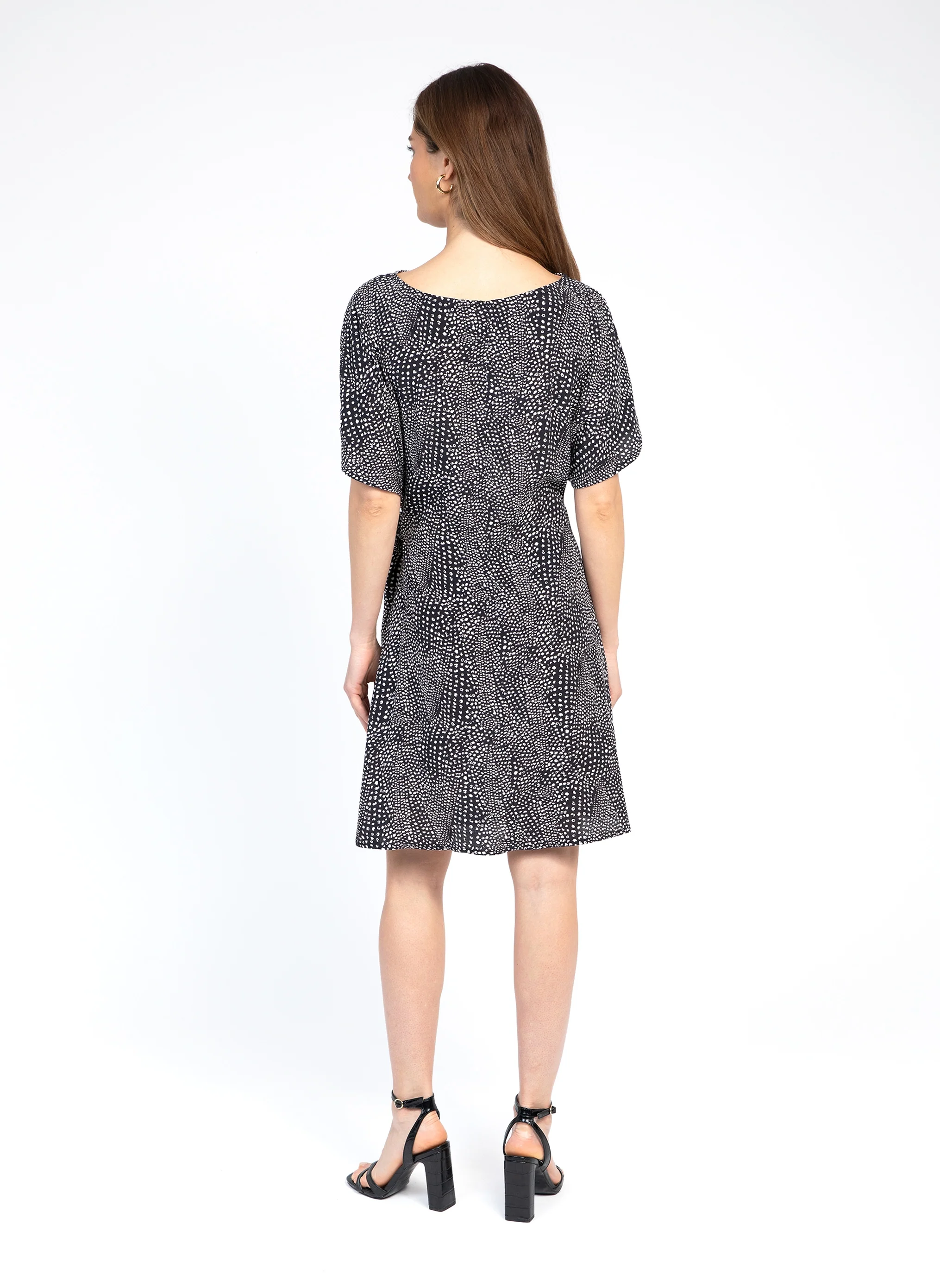 ROBE COURTE MELOVIE aurore noir - Image 4