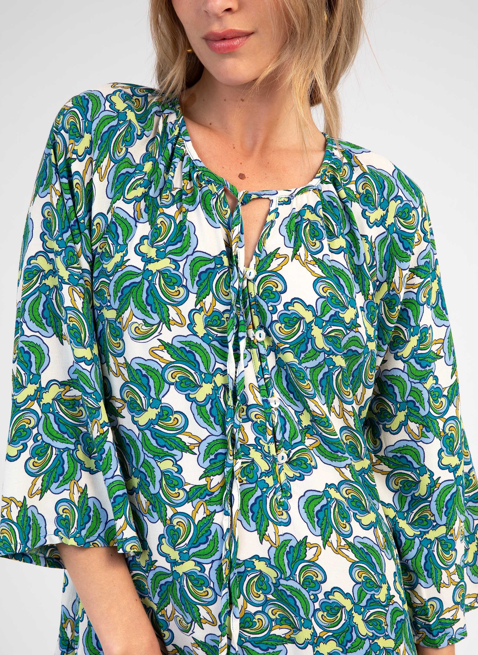 ROBE COURTE MILONA beatrice turquoise - Image 3
