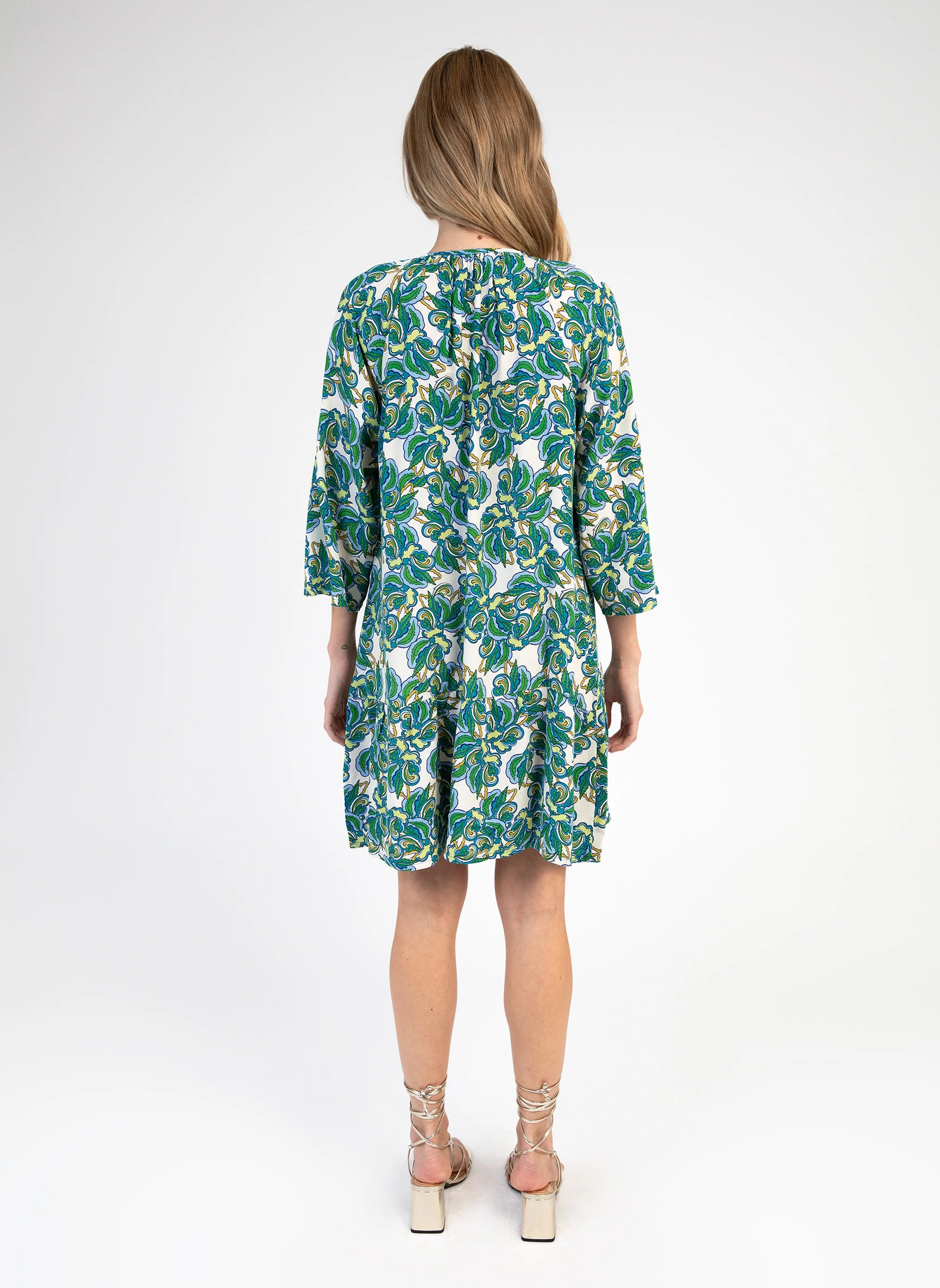 ROBE COURTE MILONA beatrice turquoise - Image 4
