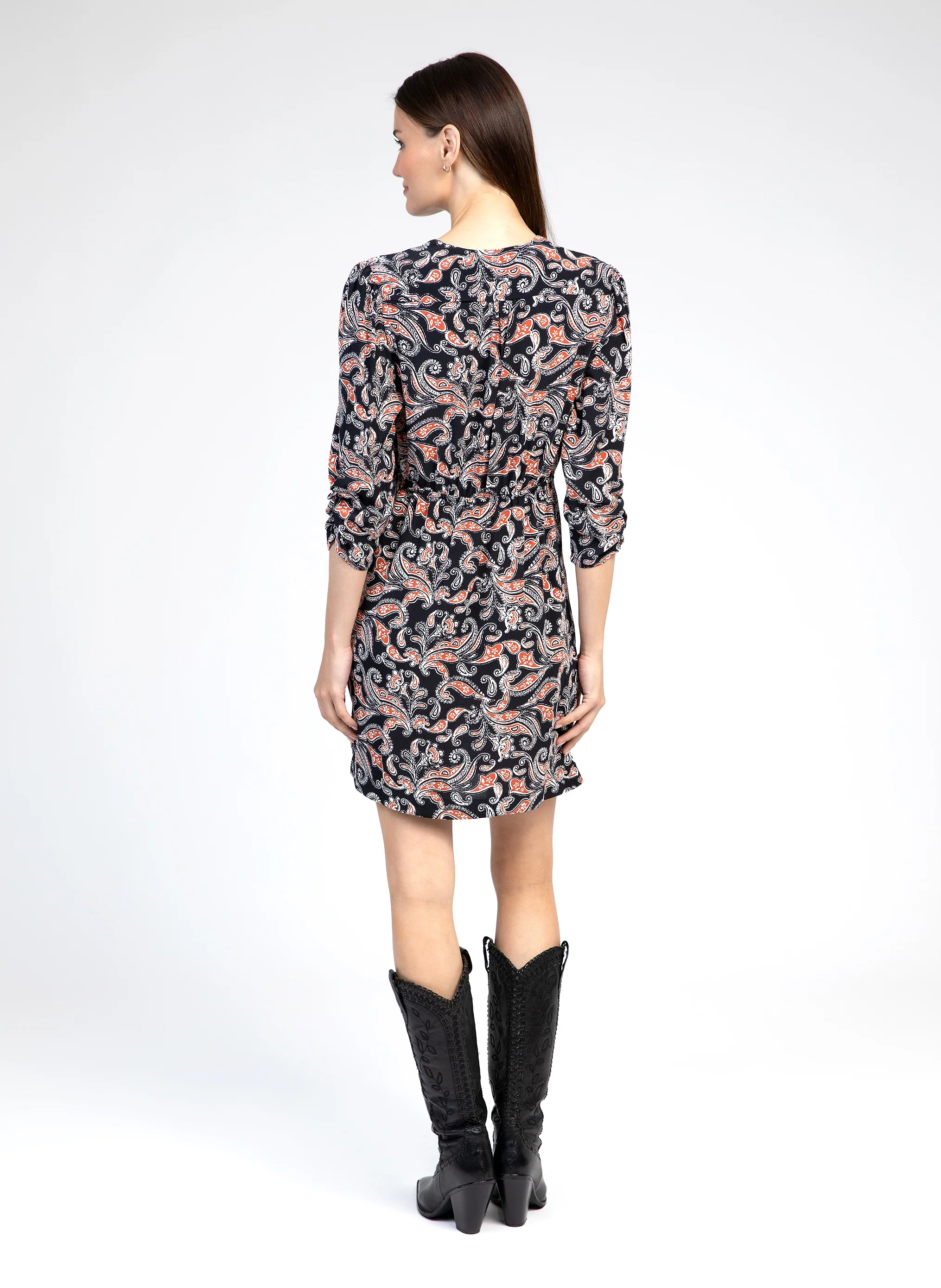 ROBE COURTE MIVANIA bandini noir - Image 4